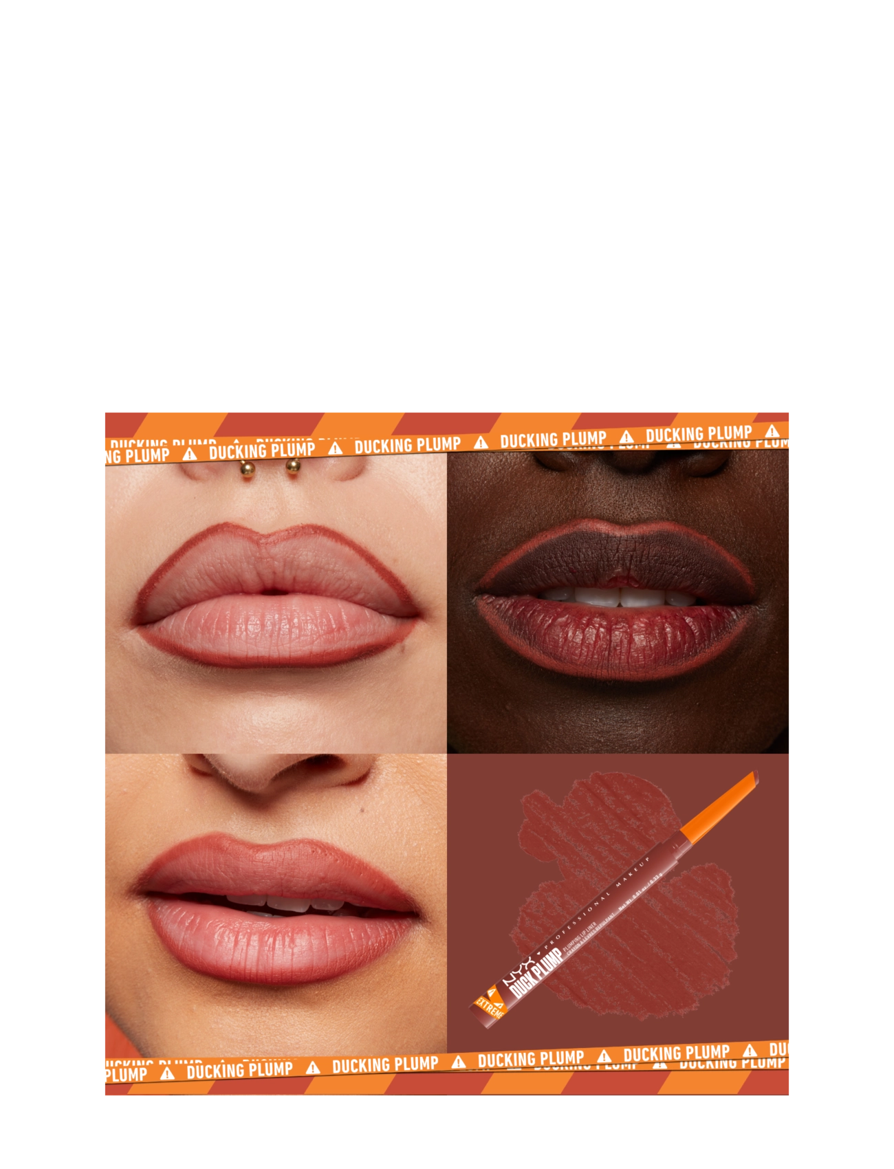 NYX Professional Makeup - NYX Professional Makeup Duck Plump Lip Liner läppenna 10 Syrnge Siena 0,33 g - makeup - swolln spice - 1
