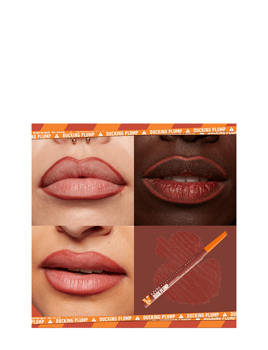 NYX Professional Makeup - NYX Professional Makeup Duck Plump Lip Liner läppenna 06 Nude Flip 0,33 g - makeup - swolln spice - 1