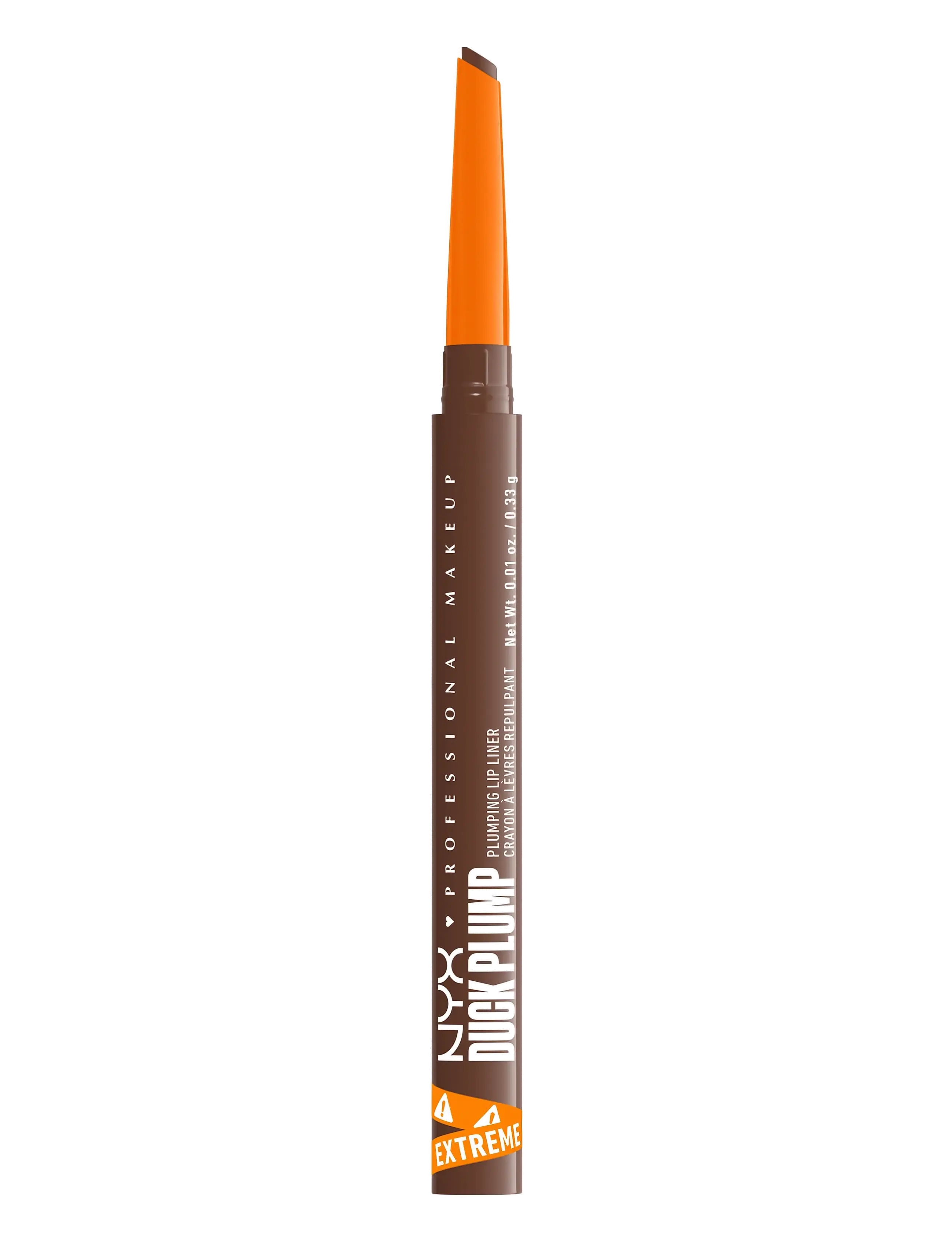 NYX Professional Makeup Nyx Professional Makeup Duck Plump Lip Liner Läppenna 06 Nude Flip 0,33 G, 0.33 G, Brown, Læber > Lipliner, Dame