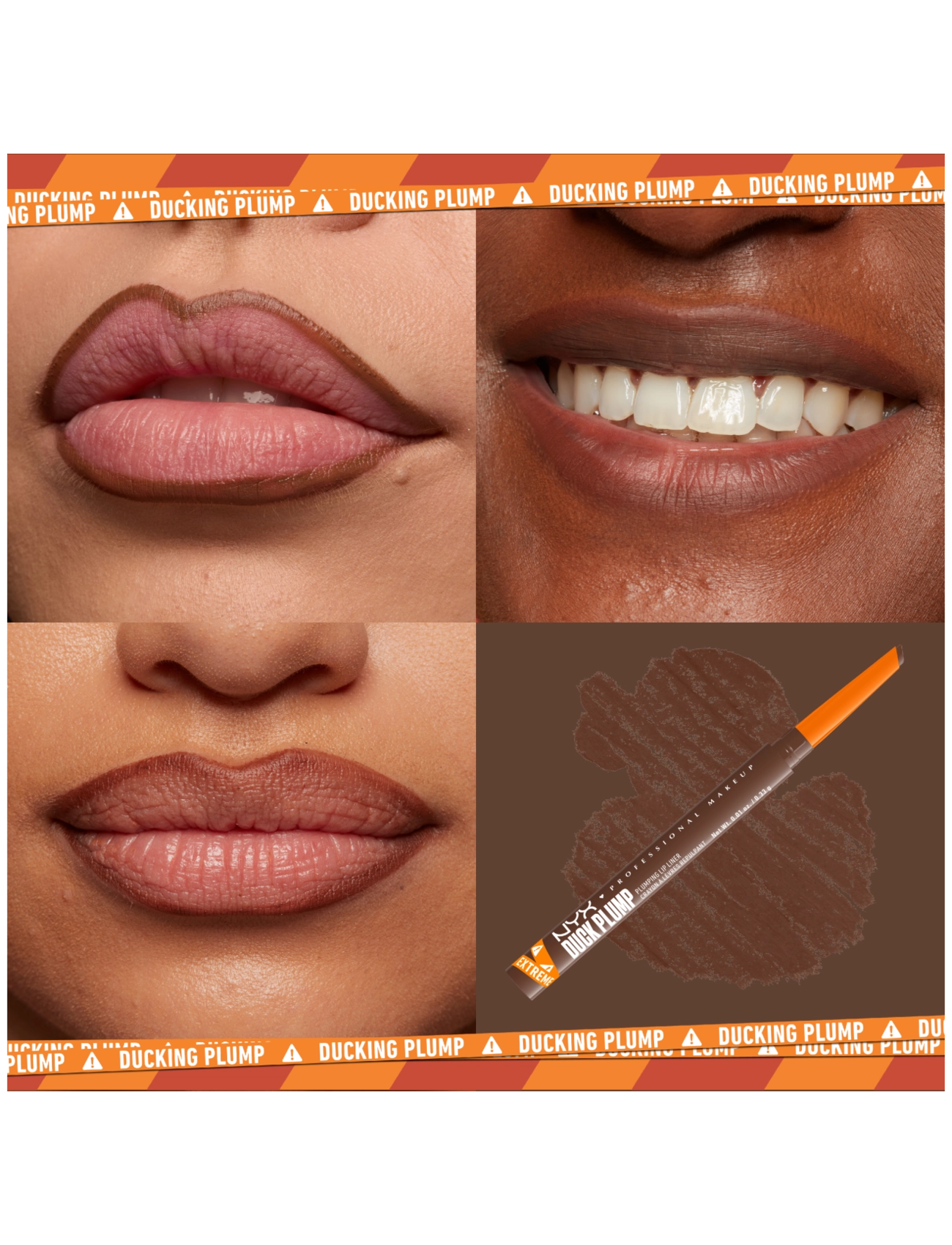 NYX Professional Makeup - NYX Professional Makeup Duck Plump Lip Liner läppenna 10 Syrnge Siena 0,33 g - makeup - syrnge siena - 1