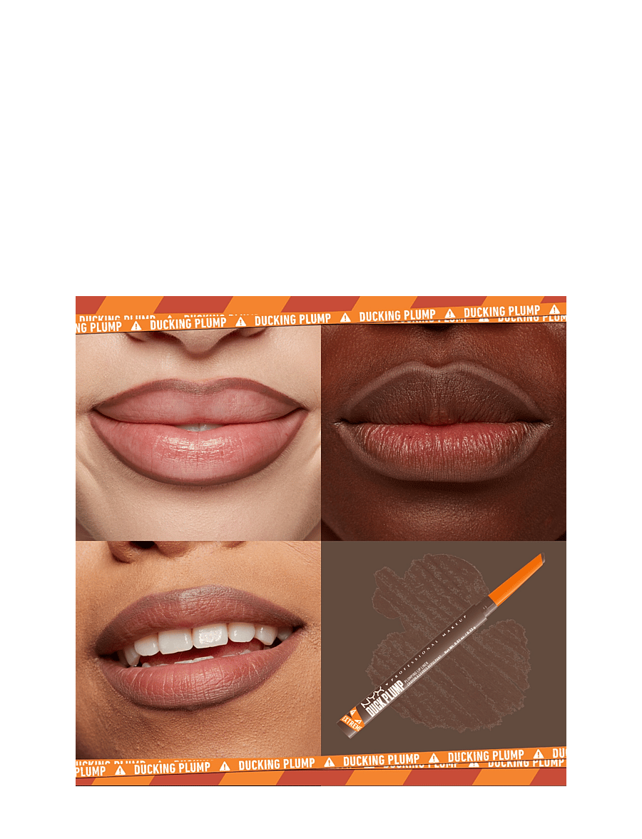NYX Professional Makeup - NYX Professional Makeup Duck Plump Lip Liner läppenna 06 Nude Flip 0,33 g - makeup - tch up taupe - 1
