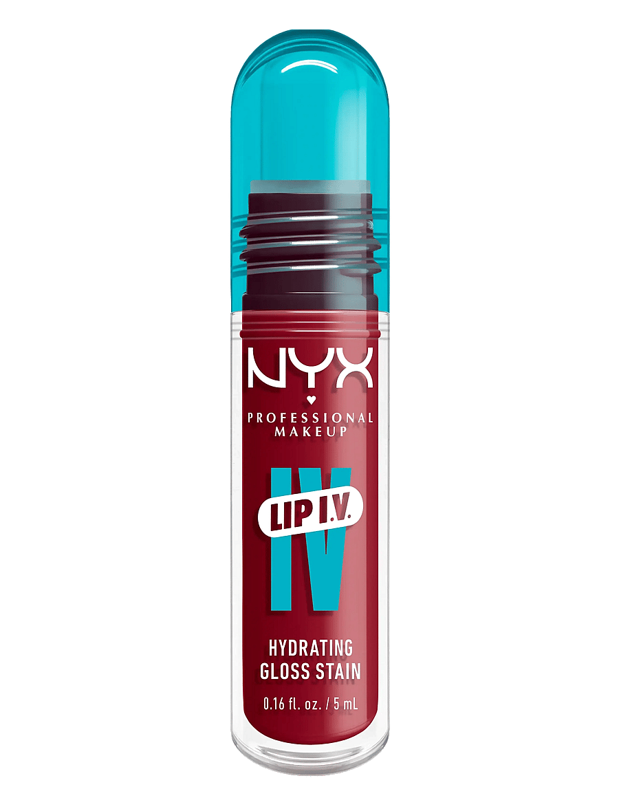 NYX Professional Makeup - NYX Professional Makeup Lip I.V. Hydrating Gloss Stain läppglans 11 Redy-Y.Set. Wet! 5 ml - makeup - berry thirsty - 5