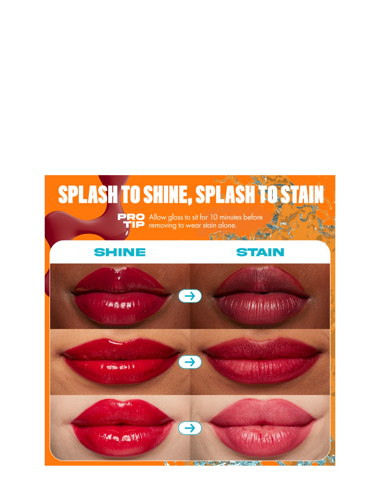 NYX Professional Makeup - NYX Professional Makeup Lip I.V. Hydrating Gloss Stain läppglans 01 Caramel Drip 5 ml - lip stain - burst that tang! - 2