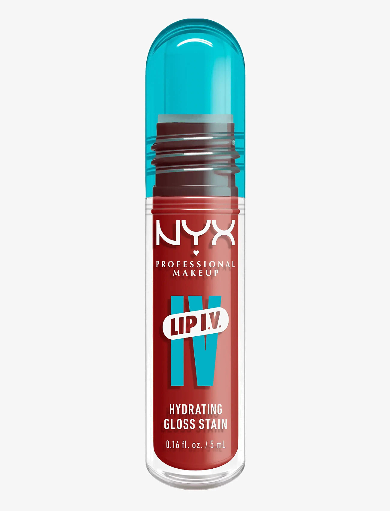 NYX Professional Makeup - NYX Professional Makeup Lip I.V. Hydrating Gloss Stain läppglans 12 Burst That Tang! 5 ml - förðunarvörur - burst that tang! - 5