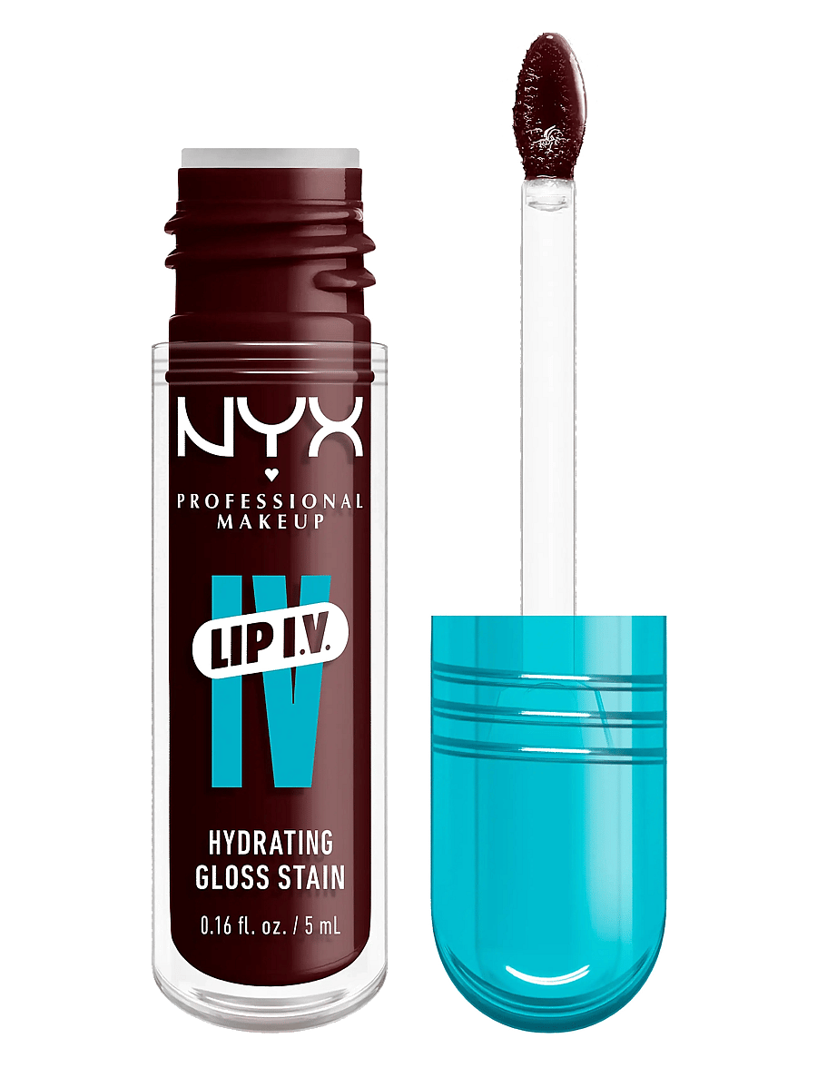 NYX Professional Makeup - NYX Professional Makeup Lip I.V. Hydrating Gloss Stain läppglans 11 Redy-Y.Set. Wet! 5 ml - makeup - water 'bout wine? - 0