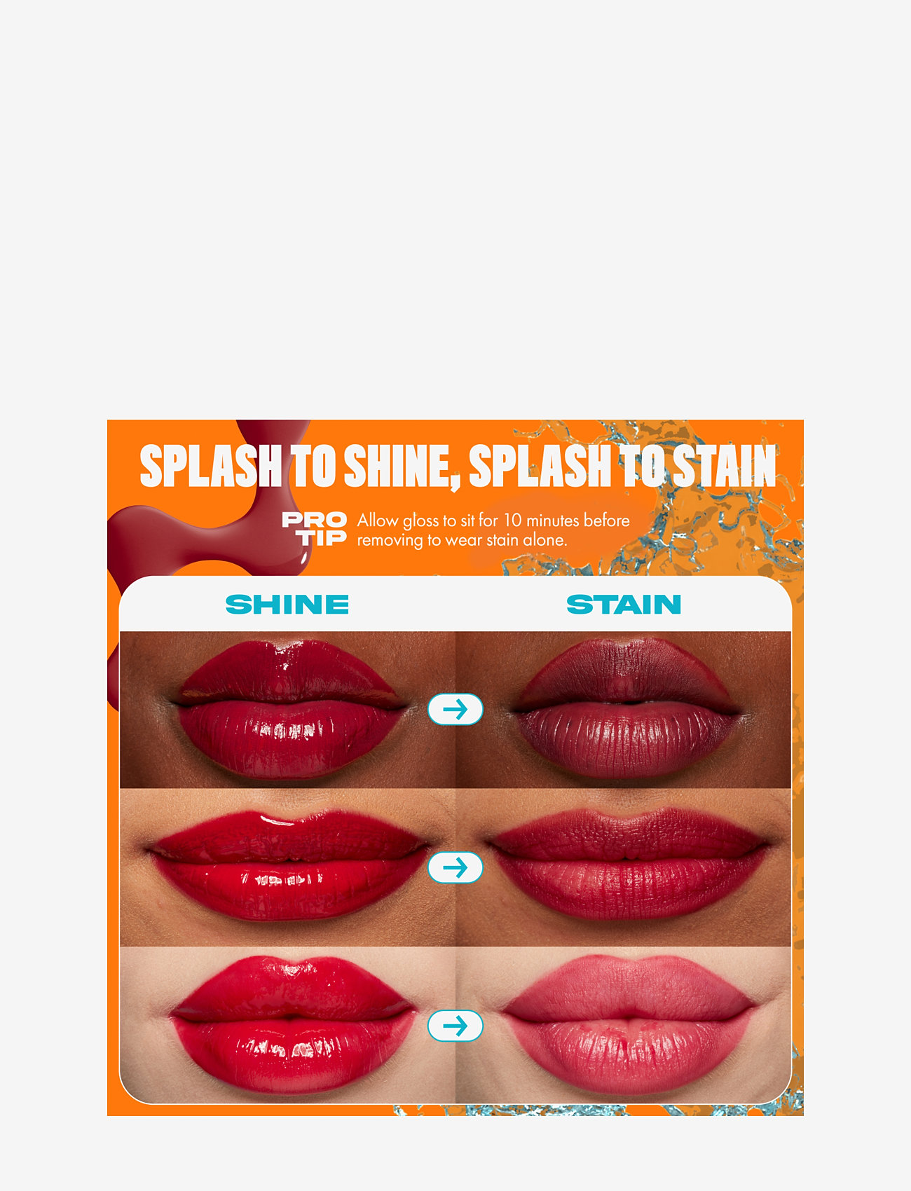 NYX Professional Makeup - NYX Professional Makeup Lip I.V. Hydrating Gloss Stain läppglans 07 Bubblegum Burst 5 ml - smink - water 'bout wine? - 2