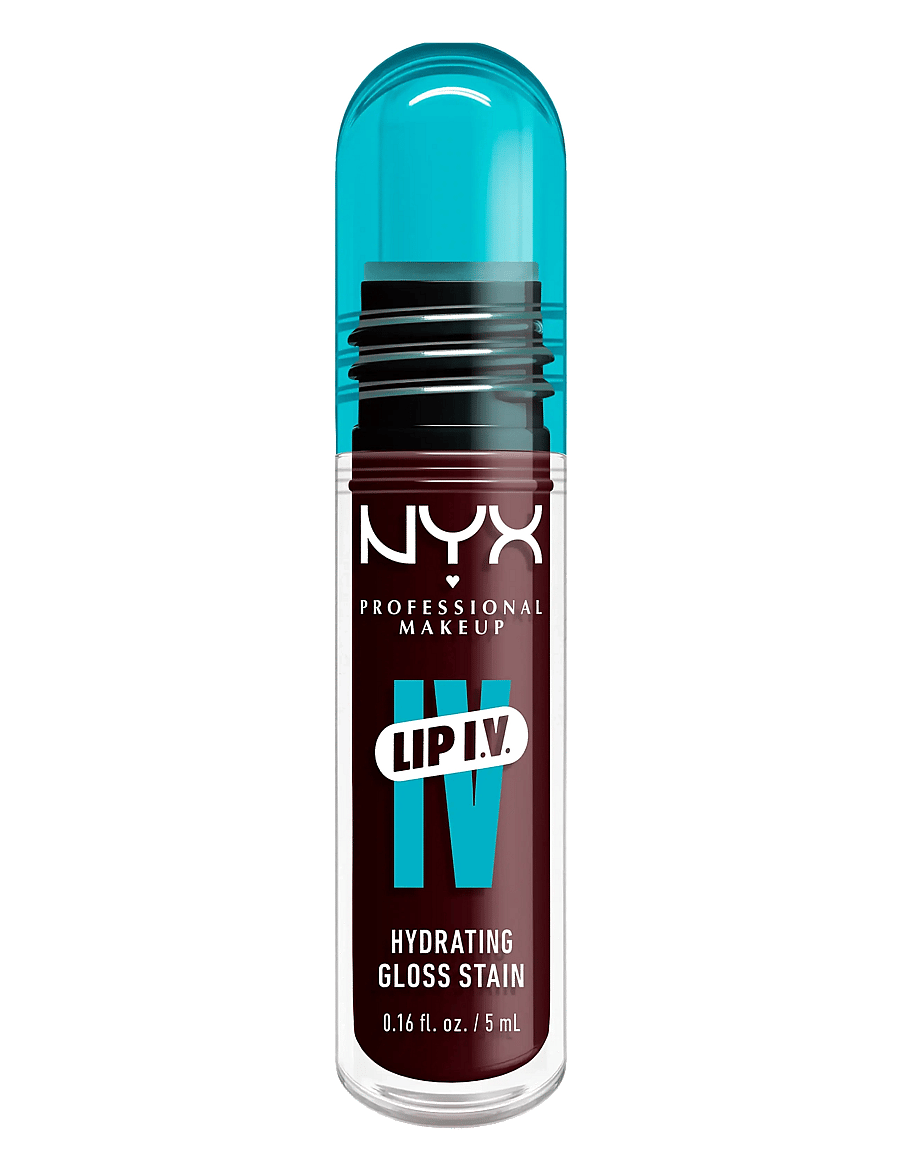 NYX Professional Makeup - NYX Professional Makeup Lip I.V. Hydrating Gloss Stain läppglans 11 Redy-Y.Set. Wet! 5 ml - makeup - water 'bout wine? - 5