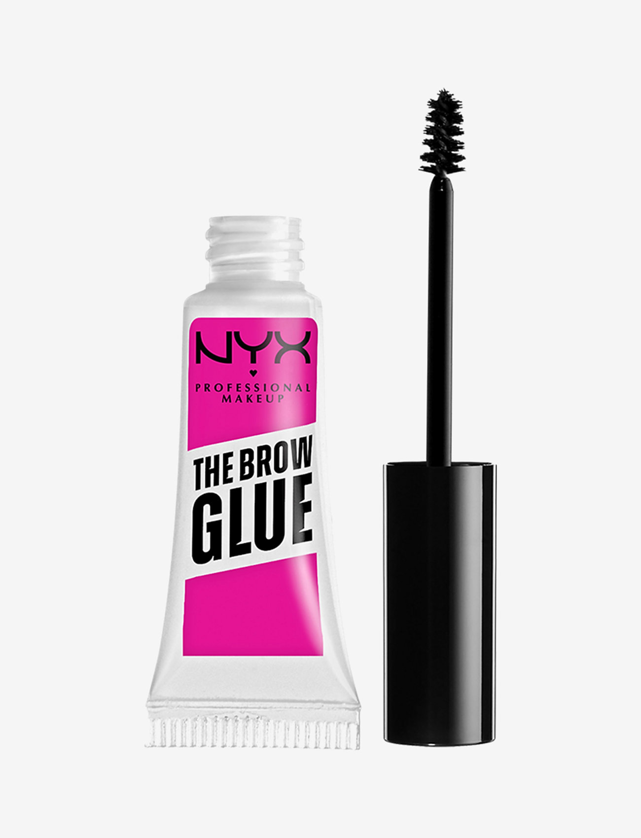 NYX Professional Makeup - NYX Professional Makeup, The Brow Glue Instant Brow Styler, 01 Transparent, 5 g - smink - clear - 0