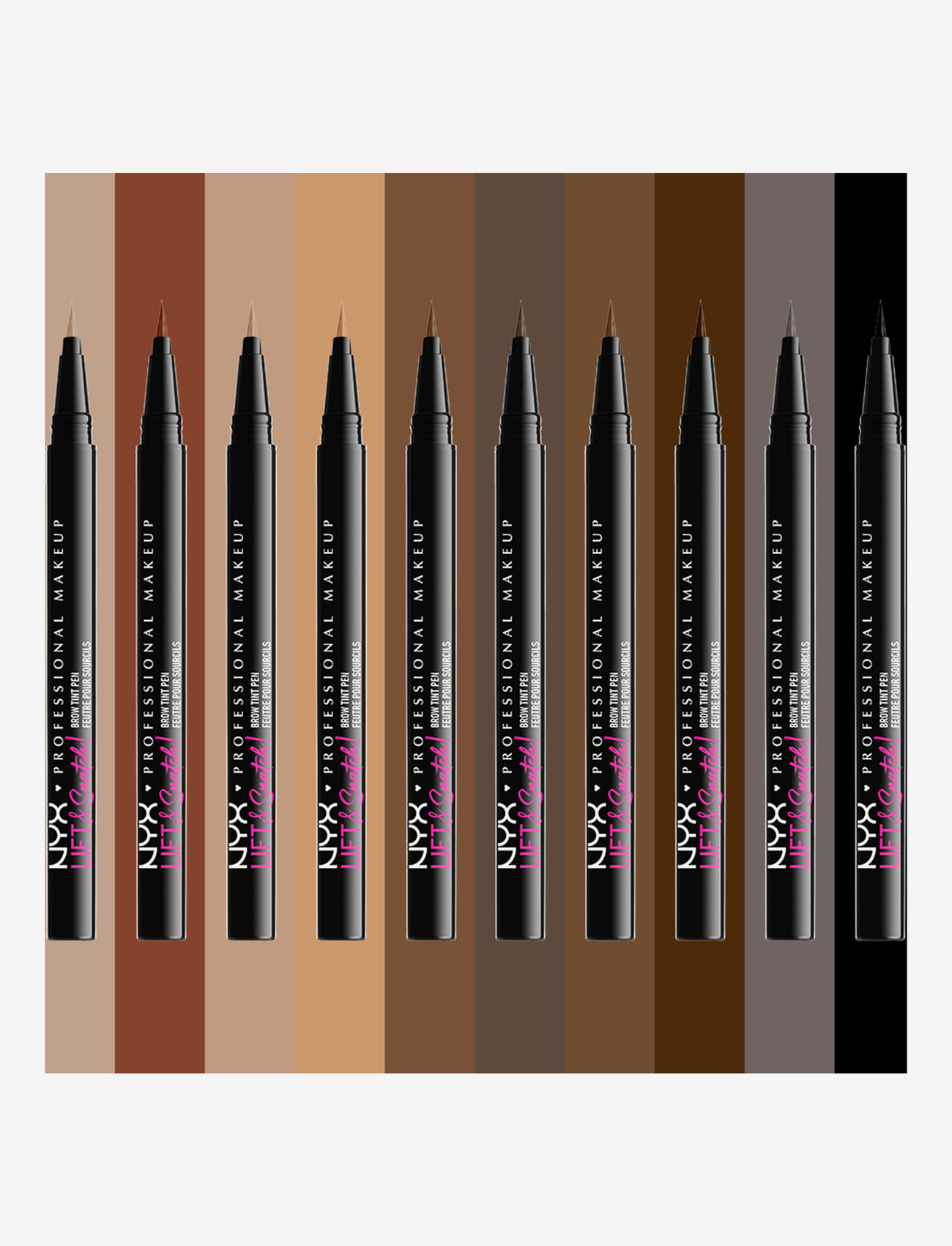 NYX Professional Makeup - Lift N Snatch Brow Tint Pen - makeup - ash brown - 4