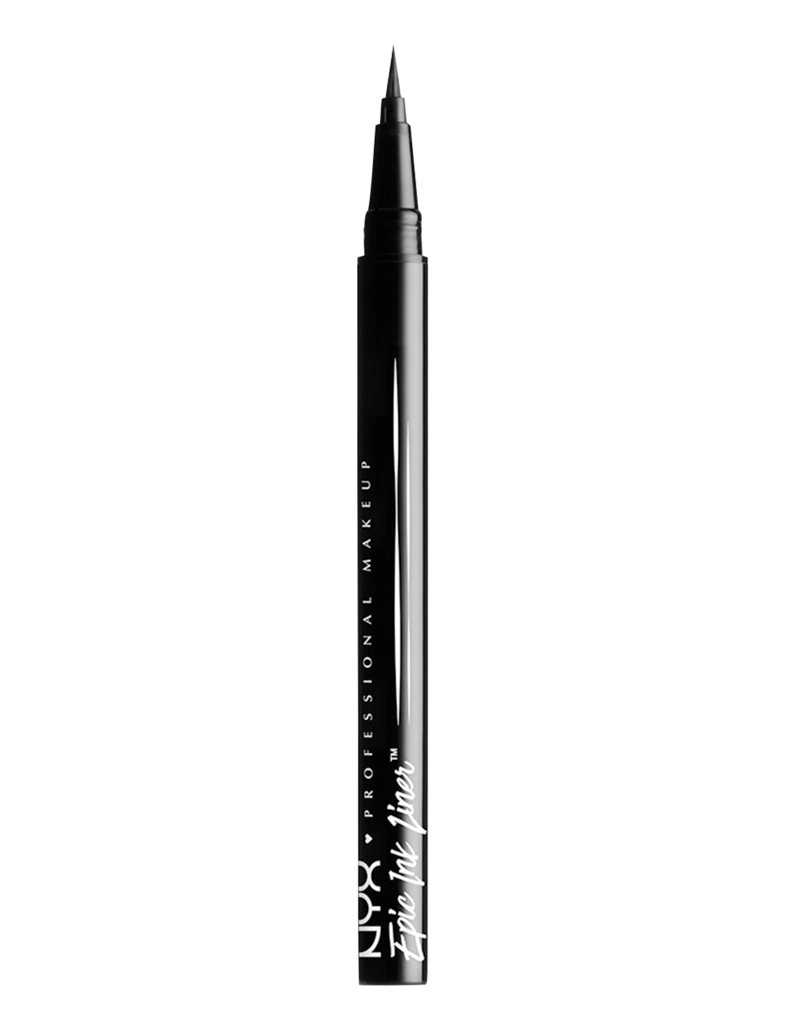 NYX Professional Makeup Nyx Professional Makeup, Epic Ink Liner, Waterproof Liquid Eyeliner, 01 Black, 1ml, One Size, Black, Øjne > Eyeliner, Dame