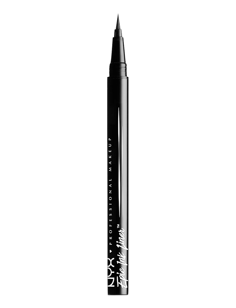 NYX Professional Makeup - NYX Professional Makeup, Epic Ink Liner, waterproof liquid eyeliner, 01 Black, 1ml - smink - black - 0