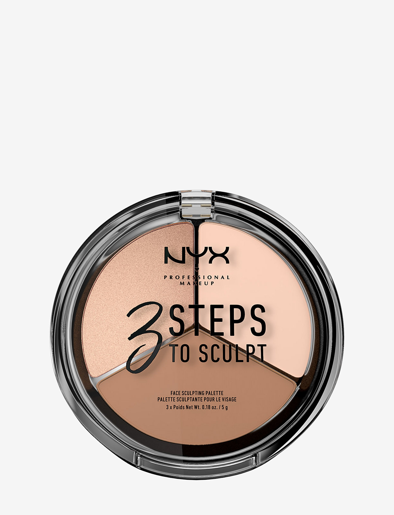 NYX Professional Makeup - 3 STEPS TO SCULPT FACE SCULPTING PALETTE - makeup - fair - 0
