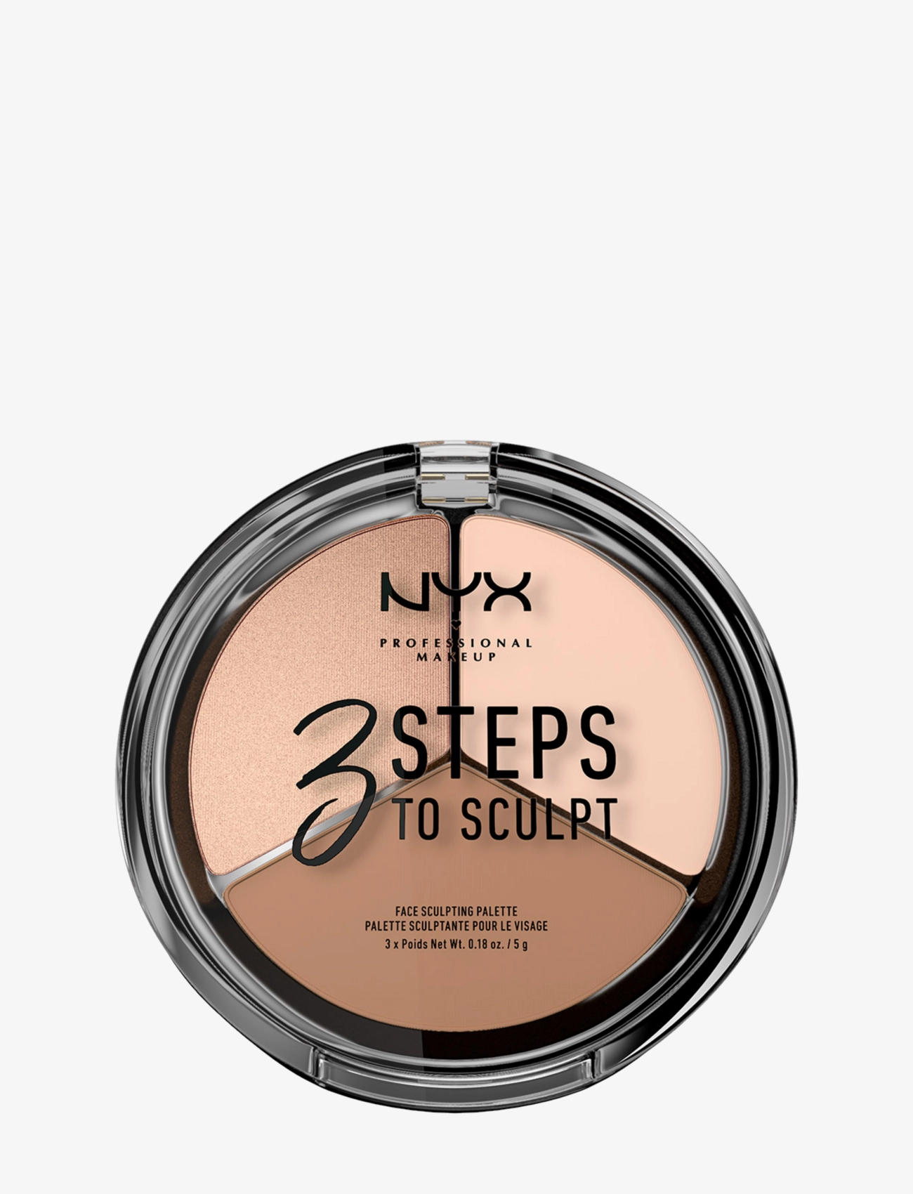 NYX Professional Makeup 3 STEPS TO SCULPT FACE SCULPTING PALETTE - Makeup - FAIR / natural