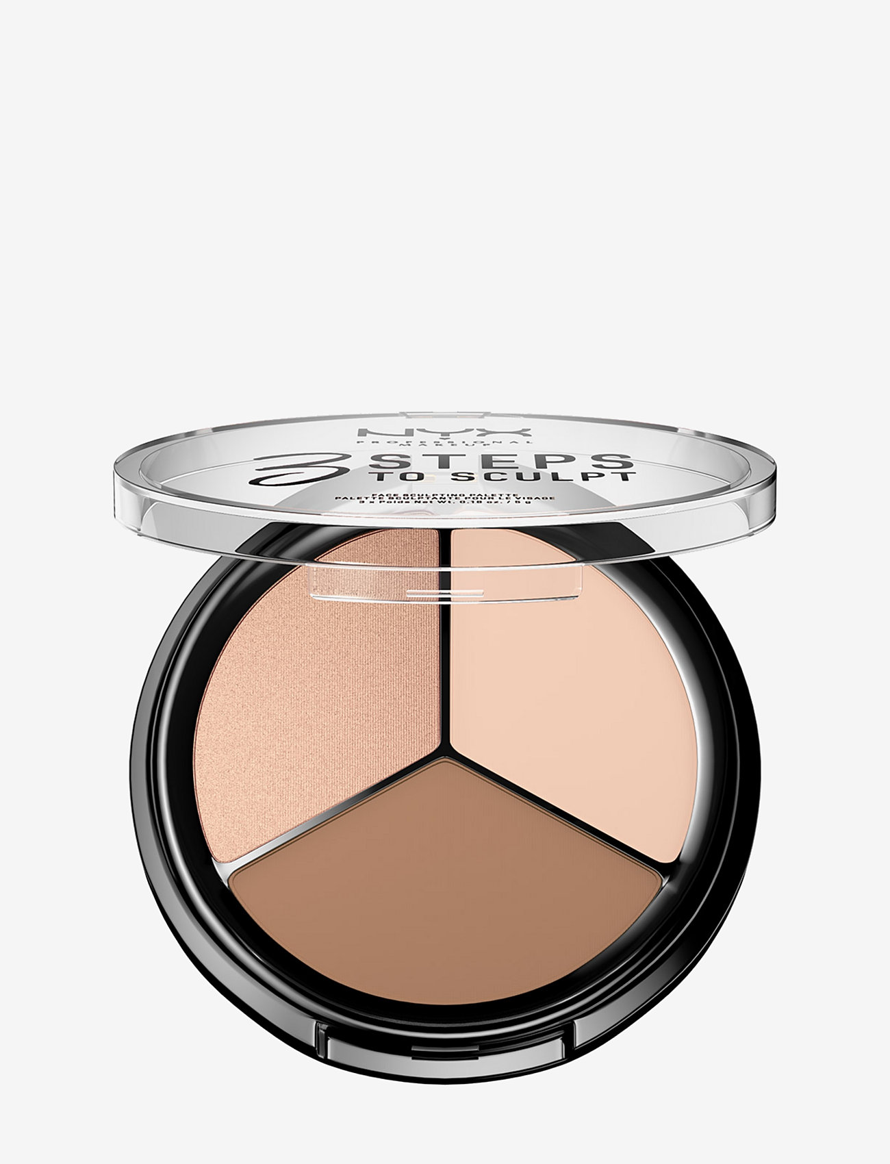 NYX Professional Makeup - 3 STEPS TO SCULPT FACE SCULPTING PALETTE - makeup - fair - 3