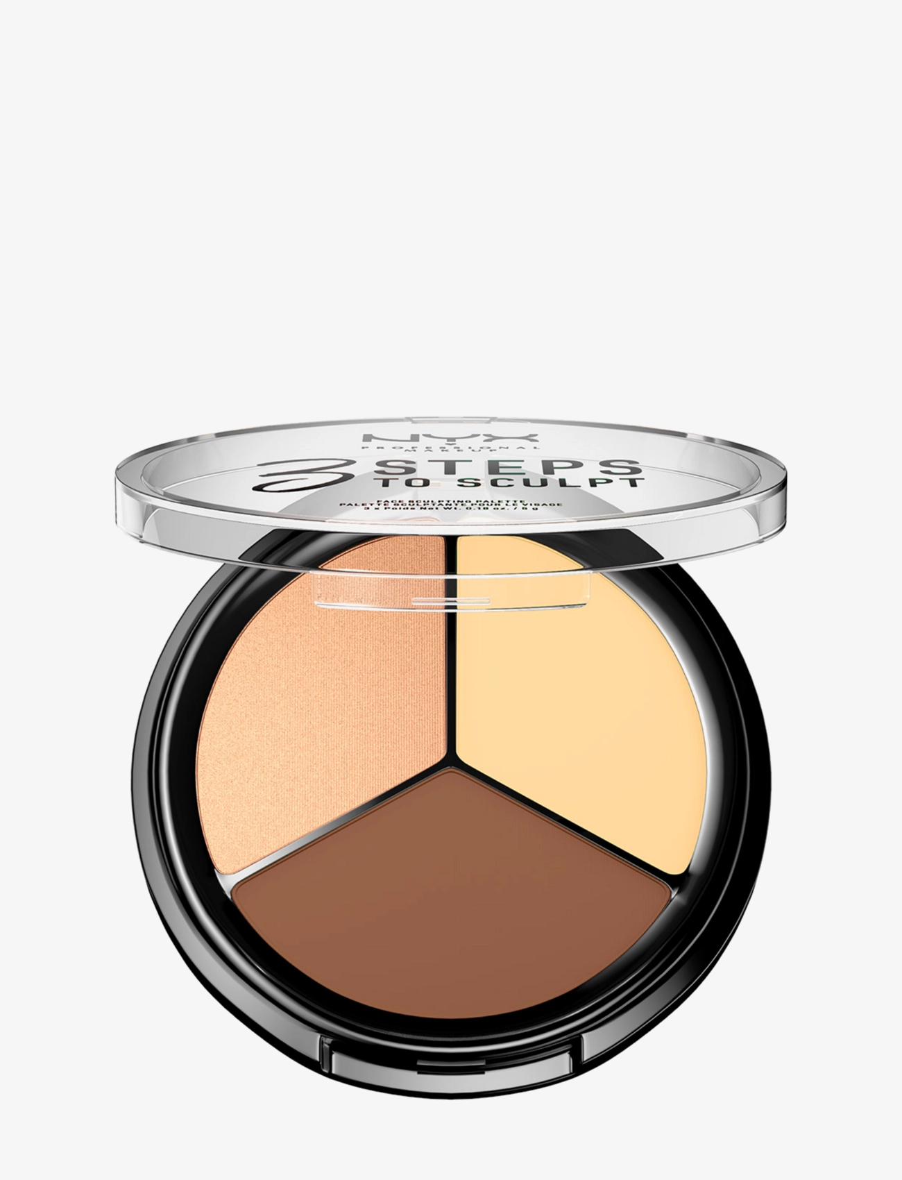 NYX Professional Makeup - 3 STEPS TO SCULPT FACE SCULPTING PALETTE - makeup - light - 2