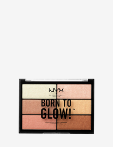 BORN TO GLOW HIGHLIGHTING PALETTE, NYX Professional Makeup