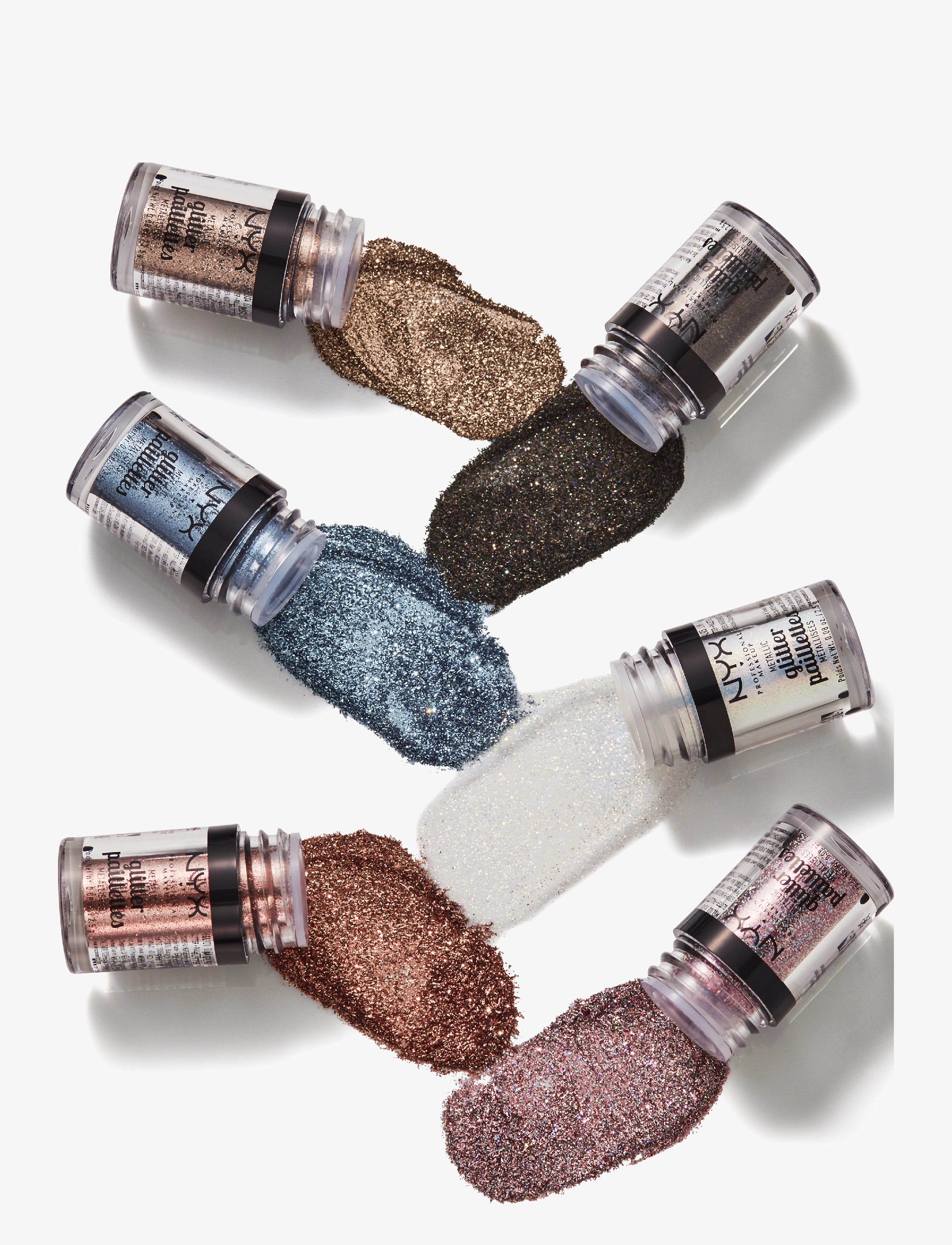 NYX Professional Makeup Metallic Glitter, 15.2G, Multi/patterned, Øjenskygger > Øjenskygge - Ikke Paletter, Dame
