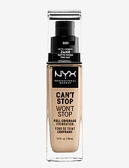 NYX Professional Makeup - CAN'T STOP WON'T STOP 24-HOURS FOUNDATION - foundations - nude - 0