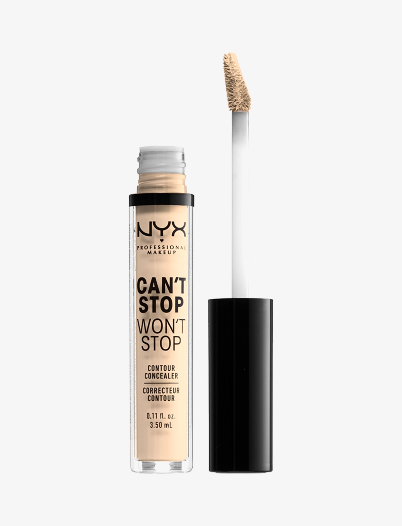NYX Professional Makeup Can't Stop Won't Stop Contour Concealer, Concealer, Str: 24.64 g