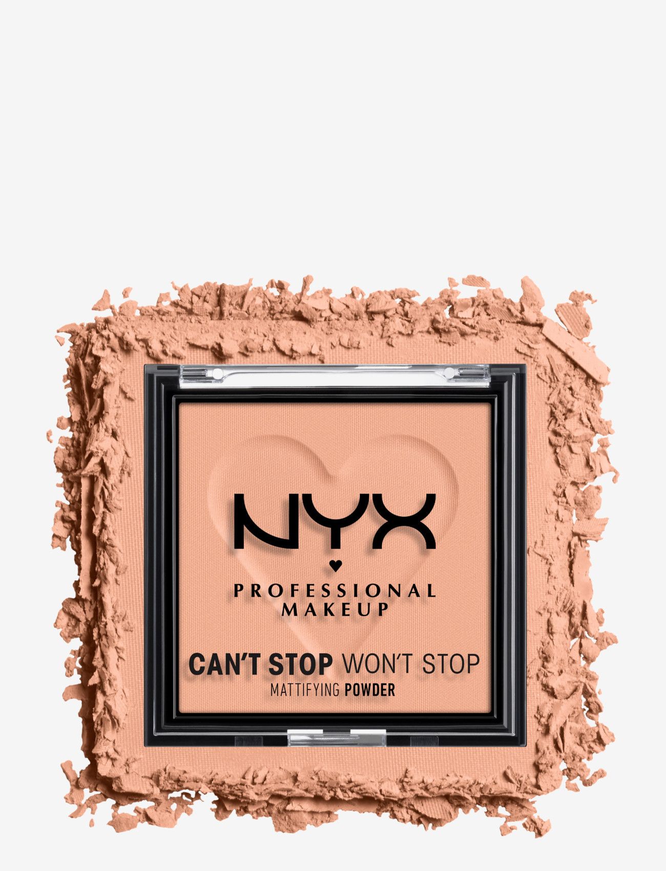NYX Professional Makeup - Can’t Stop Won’t Stop Mattifying Powder - festtøj til outletpriser - brightening peach - 1