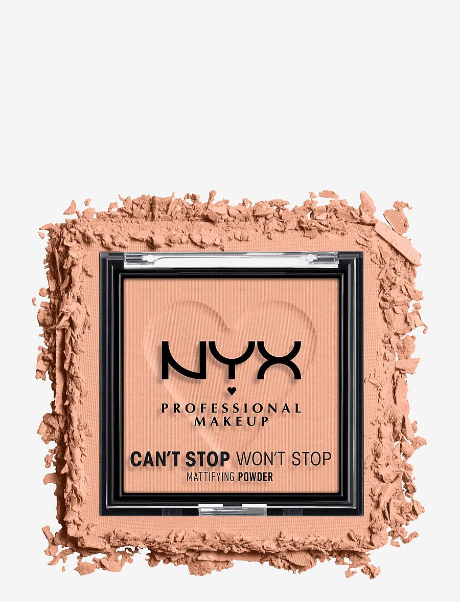 NYX Professional Makeup - Can’t Stop Won’t Stop Mattifying Powder - smink - brightening peach - 1
