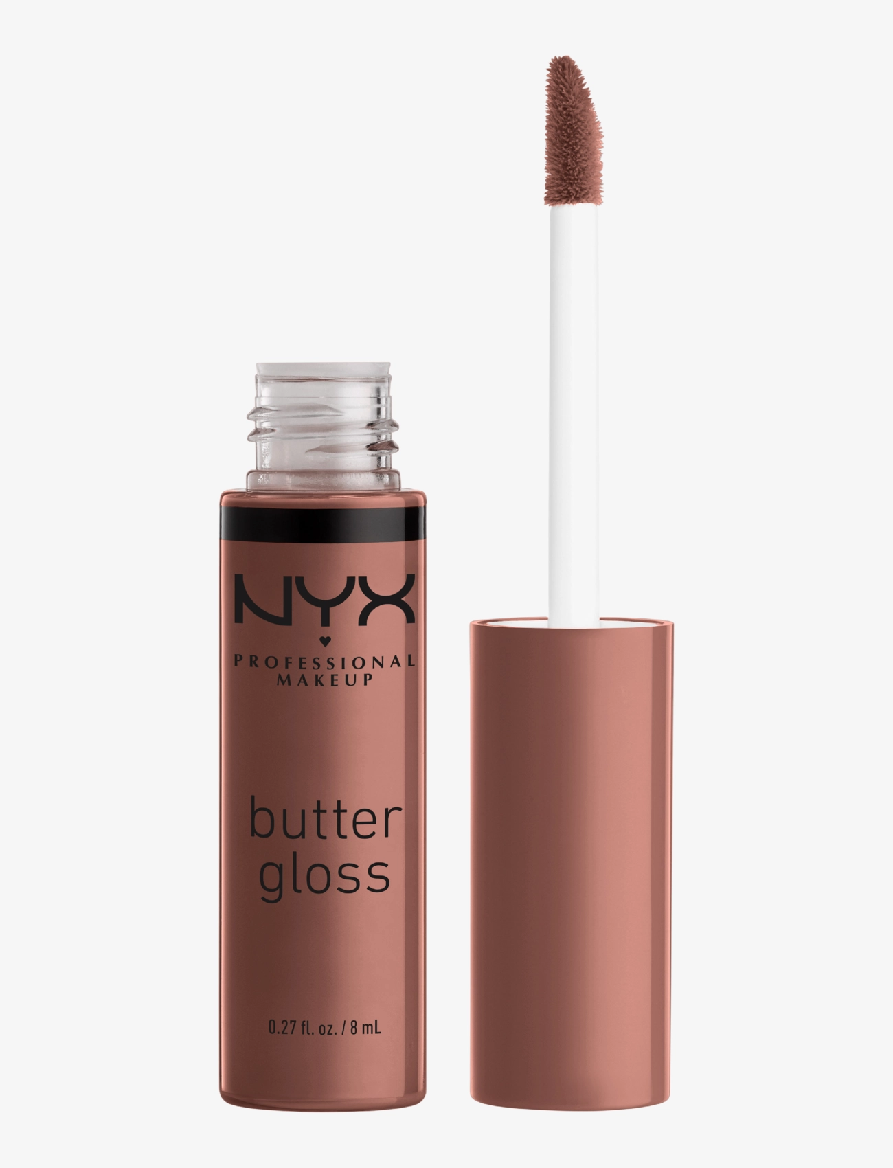 NYX Professional Makeup Butter Lip Gloss, Lipgloss, Brun, Str: 8 ML