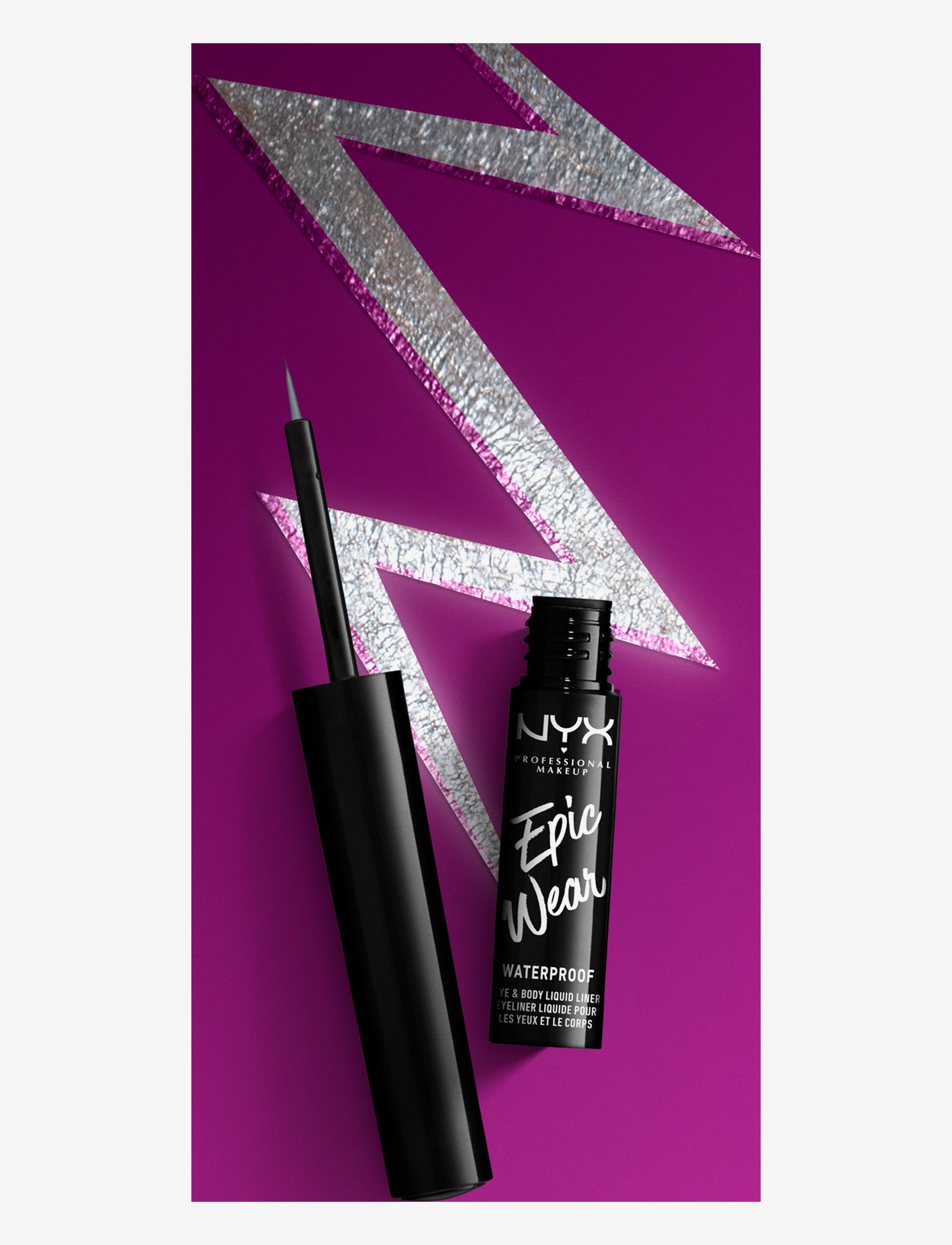 NYX Professional Makeup - Epic Wear Metallic Liquid Liner - sminke - silver m - 4