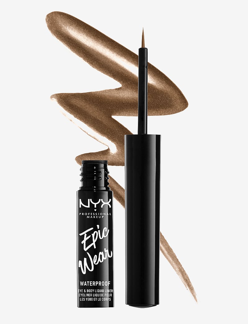 NYX Professional Makeup - Epic Wear Metallic Liquid Liner - förðunarvörur - brown me - 2