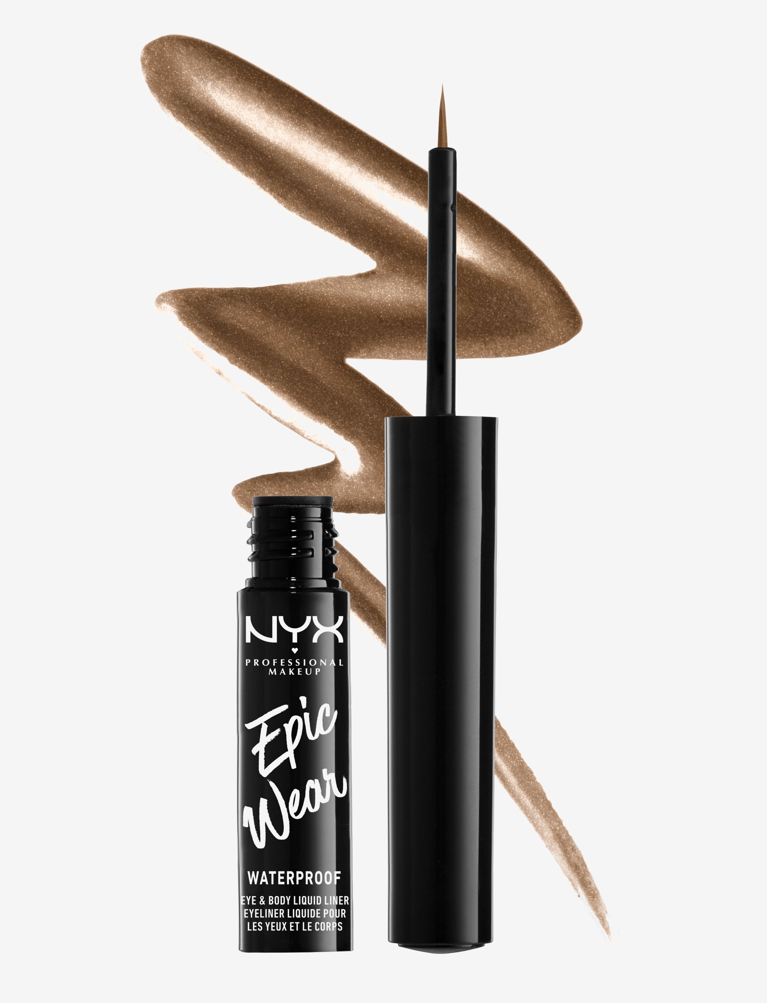 NYX Professional Makeup - Epic Wear Metallic Liquid Liner - smink - brown me - 2