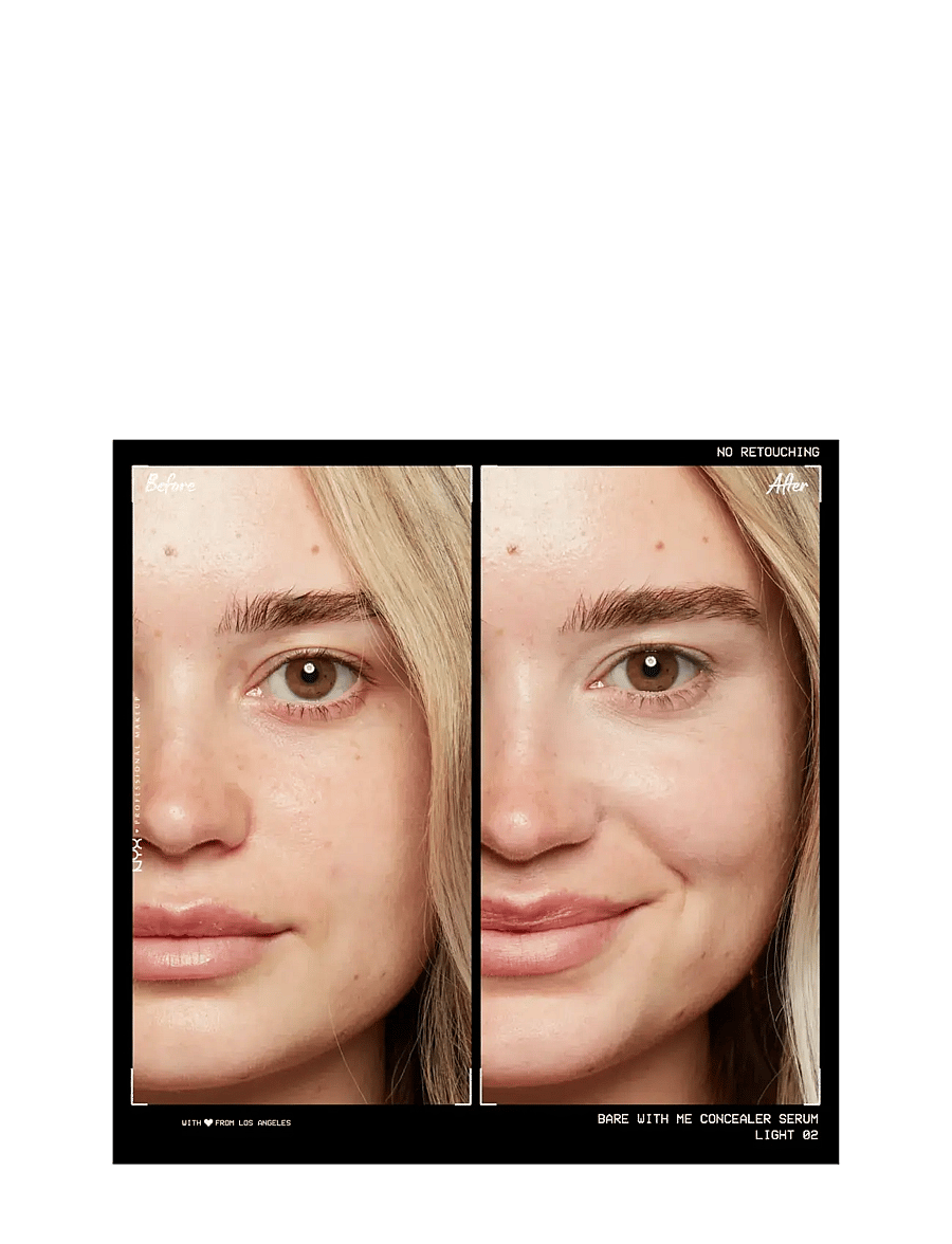 NYX Professional Makeup - NYX Professional Make Up Bare With Me Concealer Serum 02 Light - makeup - light - 3