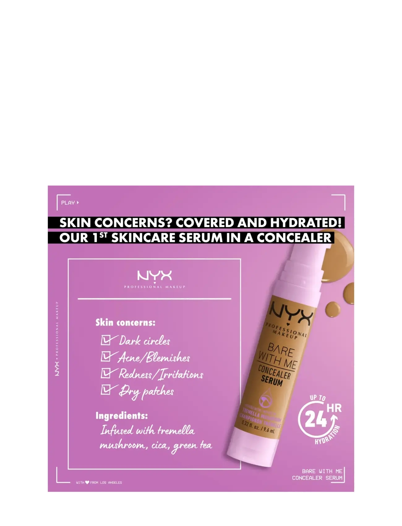 NYX Professional Makeup - NYX Professional Make Up Bare With Me Concealer Serum 03 Vanilla - makeup - vanilla - 4