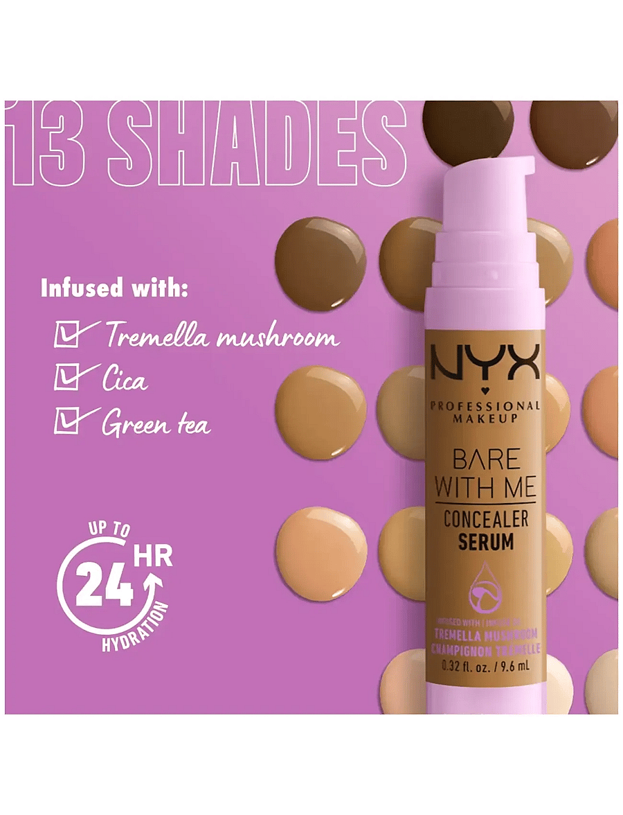 NYX Professional Makeup - NYX Professional Make Up Bare With Me Concealer Serum 07 Medium - makeup - medium - 5