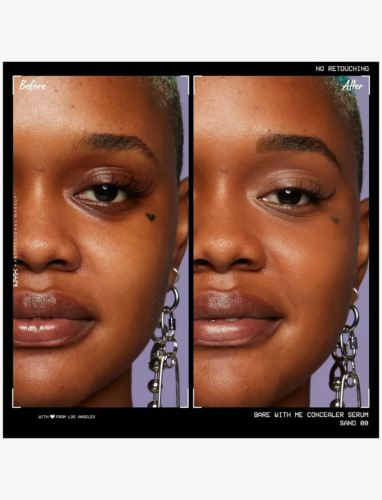 NYX Professional Makeup - NYX Professional Make Up Bare With Me Concealer Serum 08 Sand - smink - sand - 3