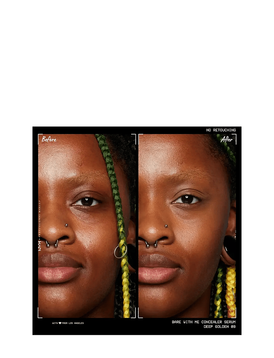 NYX Professional Makeup - NYX Professional Make Up Bare With Me Concealer Serum 09 Deep Golden - makeup - deep golden - 3