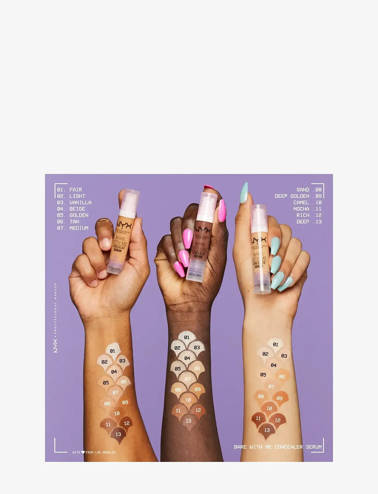 NYX Professional Makeup - NYX Professional Make Up Bare With Me Concealer Serum 11 Mocha - smink - mocha - 2