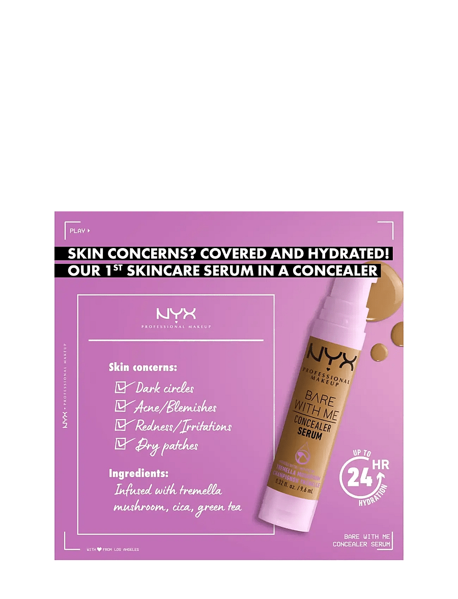 NYX Professional Makeup - NYX Professional Make Up Bare With Me Concealer Serum 12 Rich - makeup - rich - 4