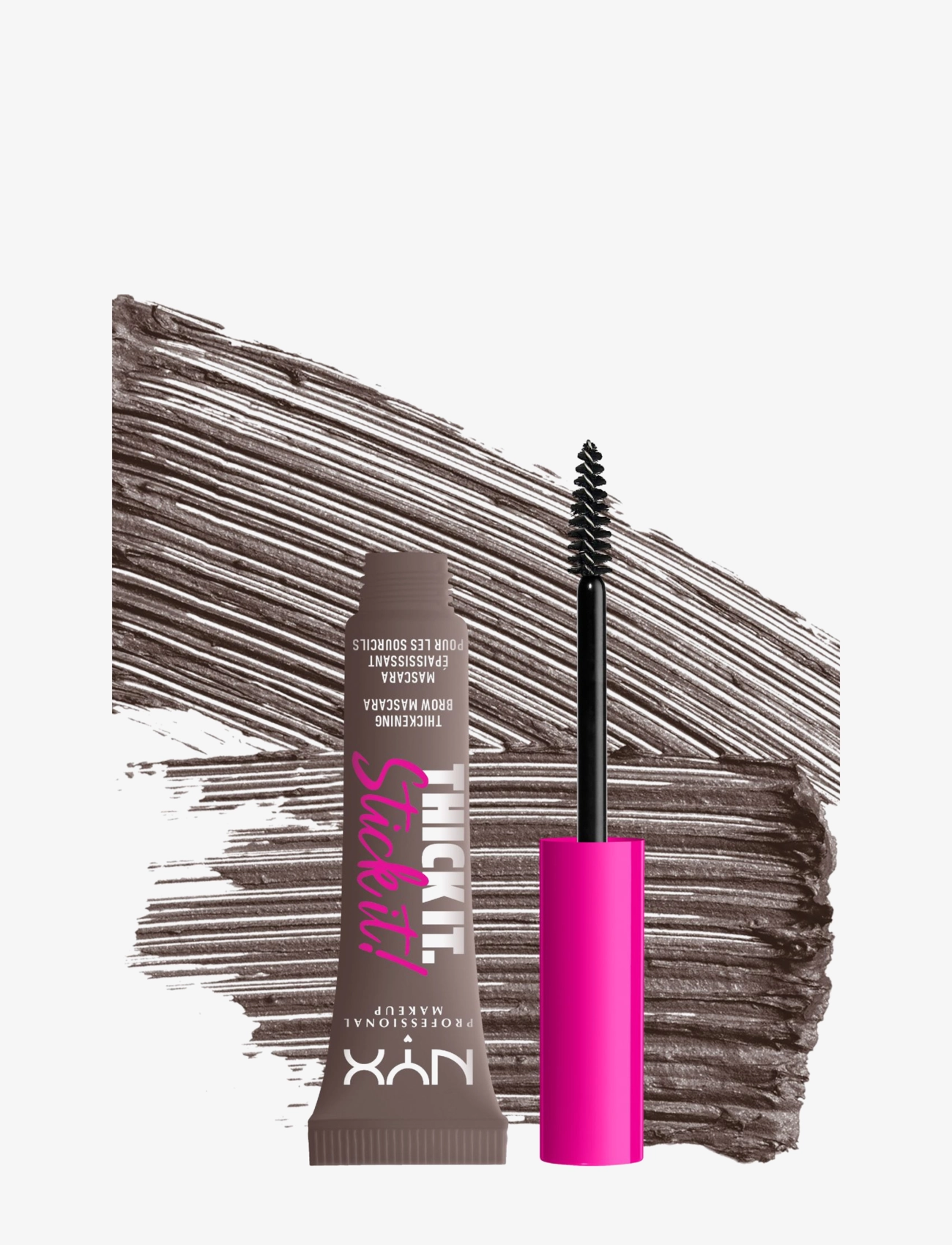 NYX Professional Makeup - NYX Professional Makeup Thick it. Stick it! Brow Mascara - Øjne & bryn - cool ash brown - 2