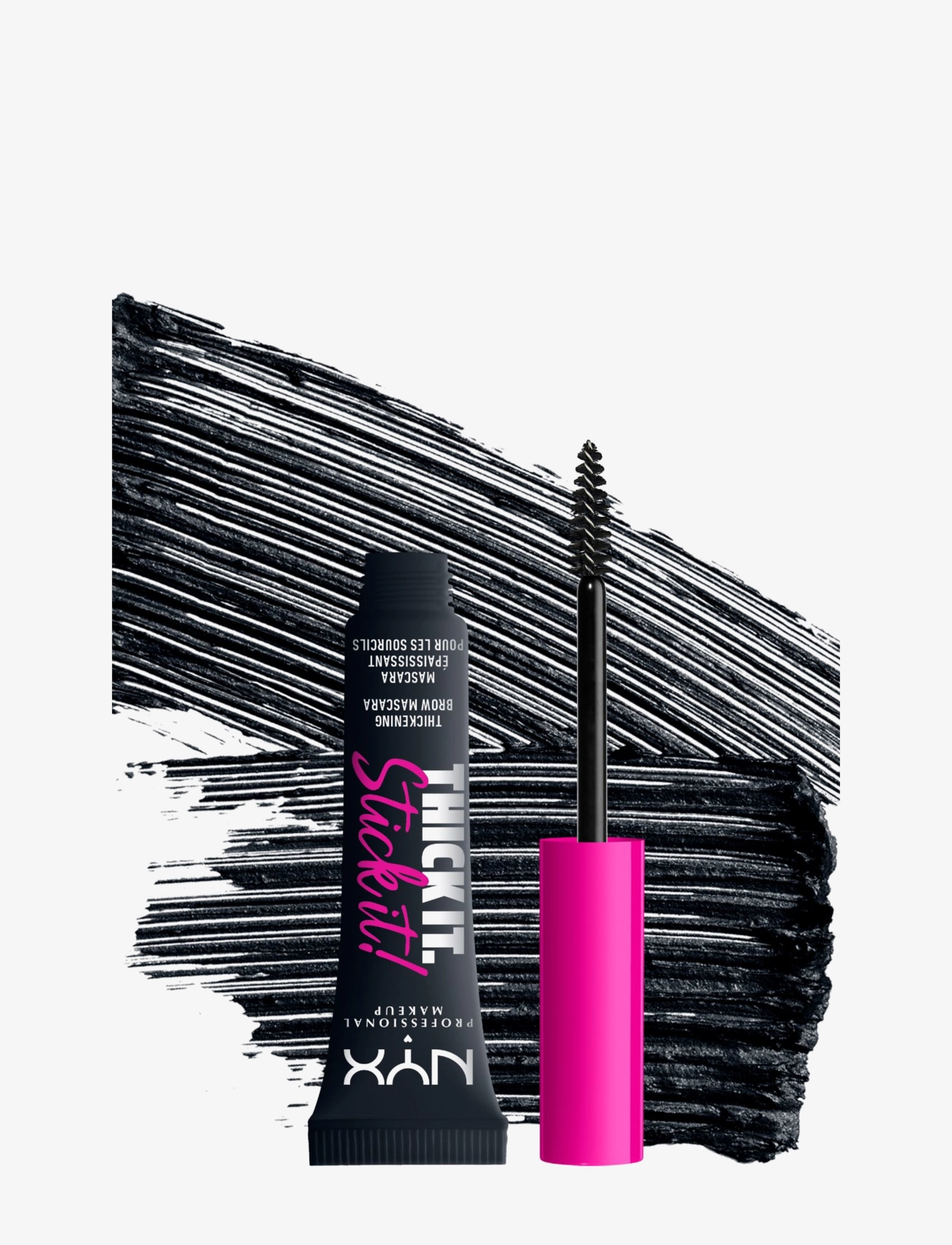 NYX Professional Makeup - NYX Professional Makeup Thick it. Stick it! Brow Mascara - Ögon & bryn  - black - 2
