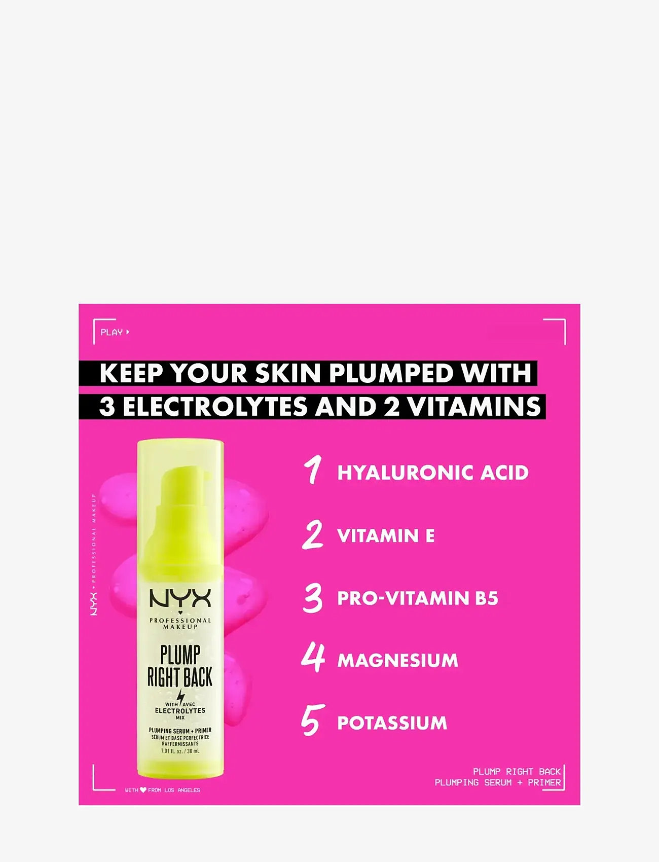 NYX Professional Makeup - NYX Professional Makeup Plump Right Back Primer + Serum - makeup - no colour - 2