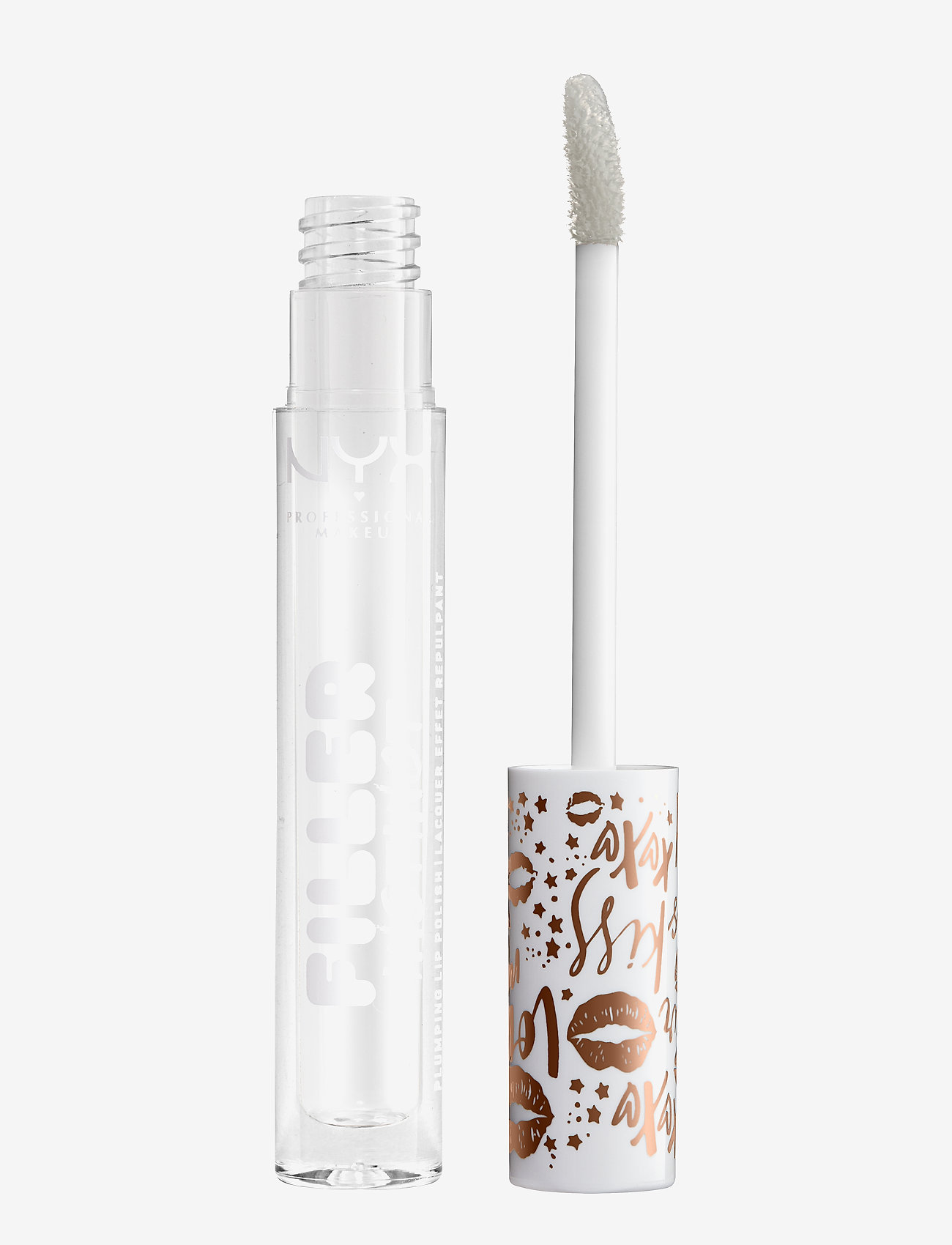 NYX Professional Makeup - Filler Instinct Plumping Lip Polish - festklær til outlet-priser - let's glaze - 0