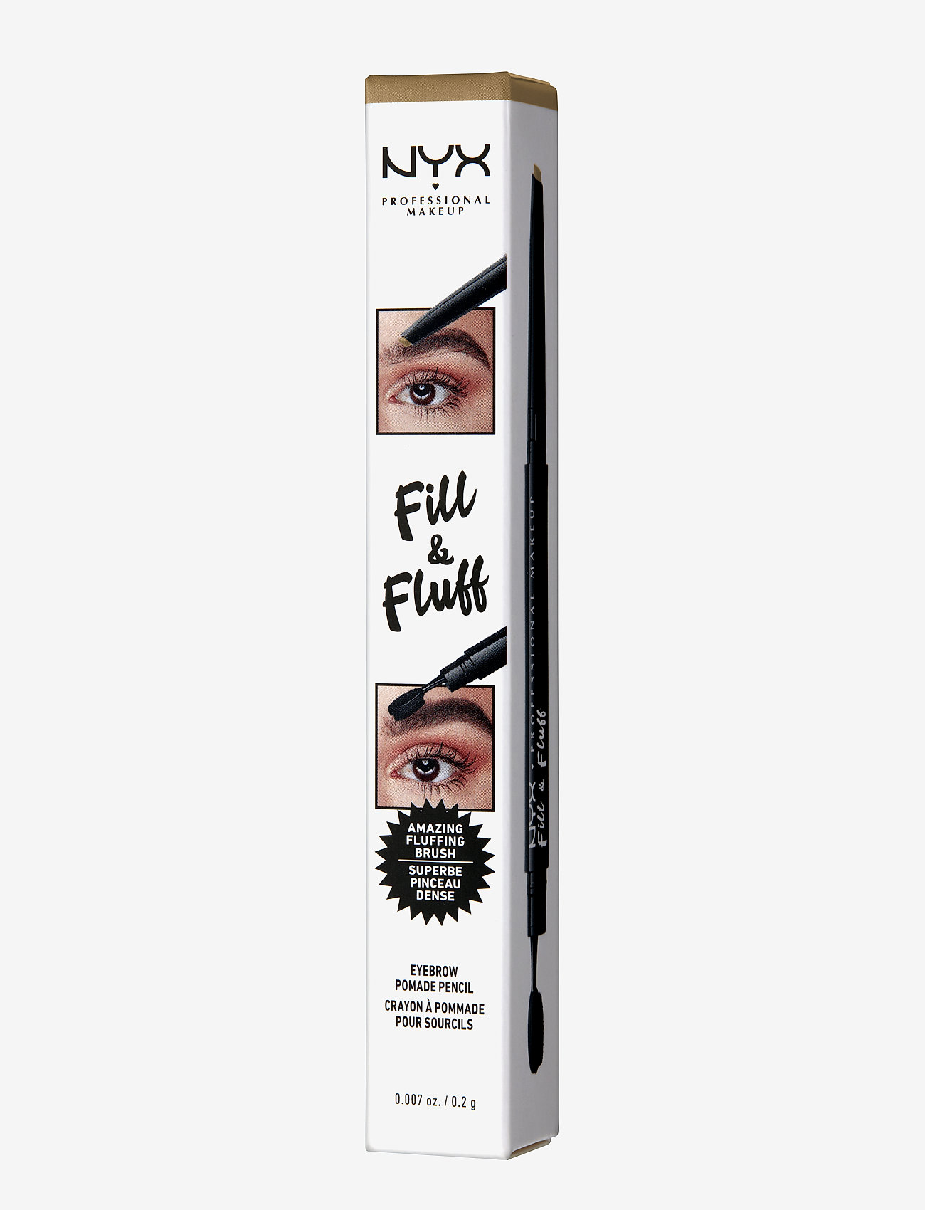 NYX Professional Makeup - Fill & Fluff Eyebrow Pomade Pencil - festtøj til outletpriser - blonde - 2