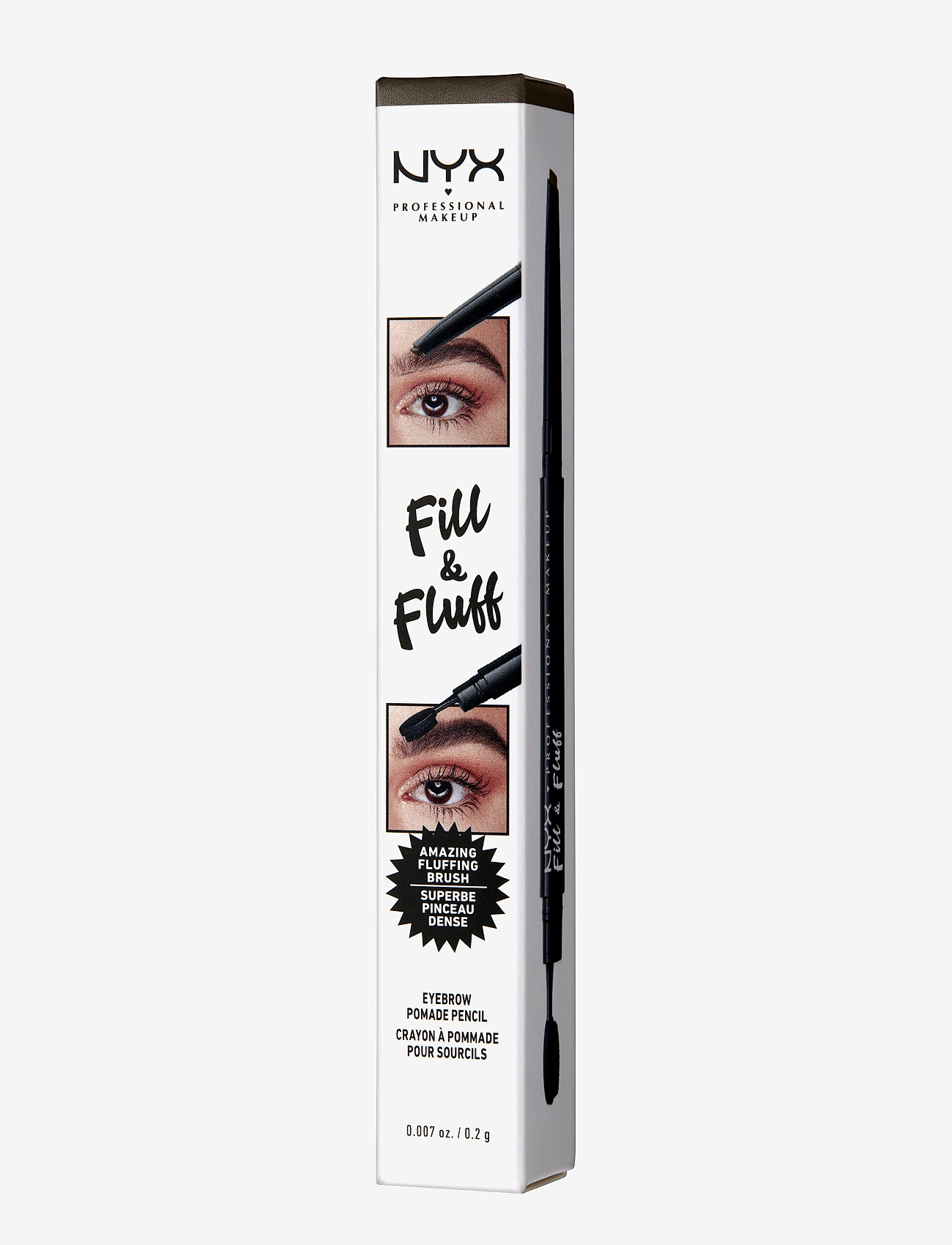 NYX Professional Makeup - Fill & Fluff Eyebrow Pomade Pencil - silmät ja kulmakarvat - espresso - 2