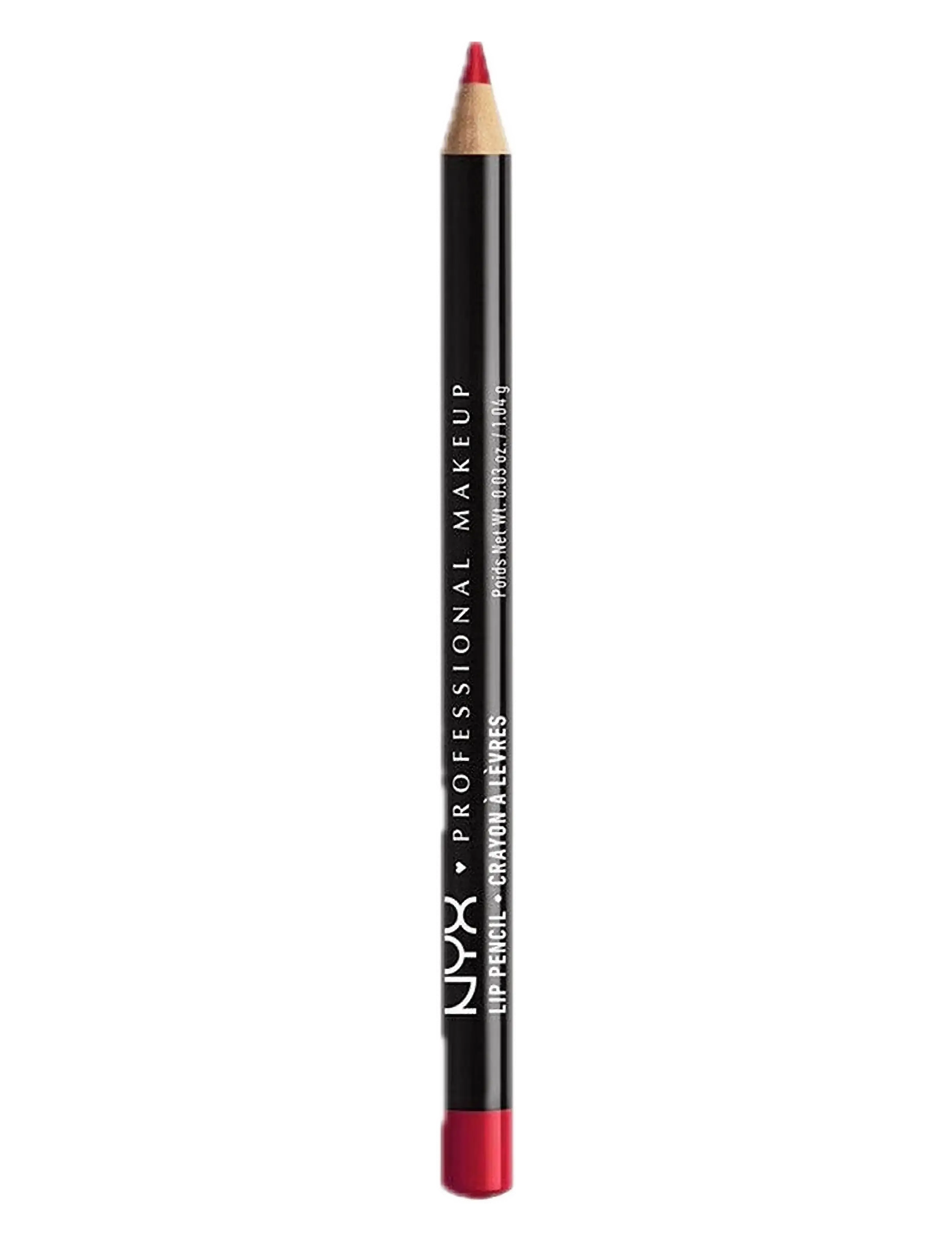 NYX Professional Makeup Slim Lip Pencil, Læbepomade, Rød, Str: 4.31G