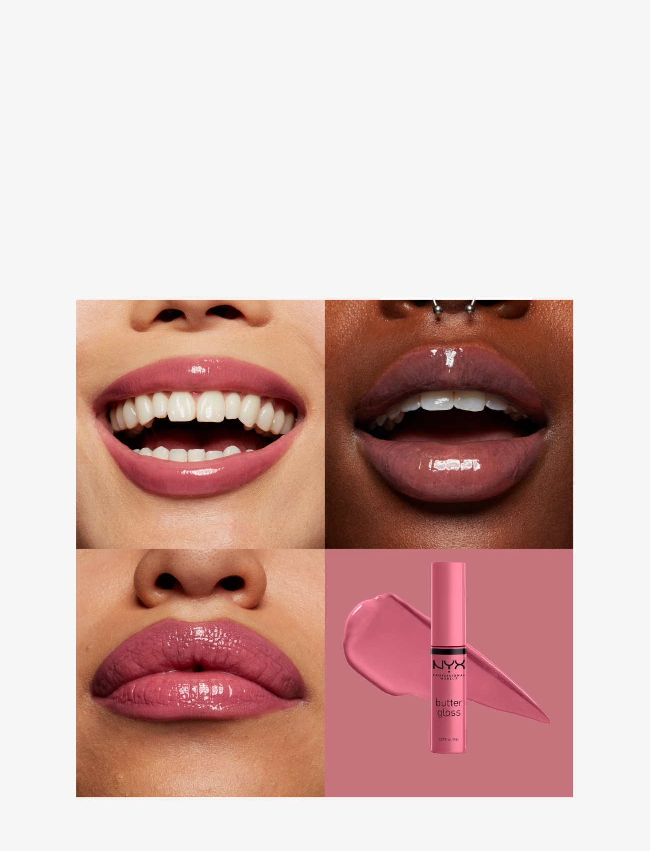 NYX Professional Makeup - BUTTER GLOSS - smink - angel food cake - 1