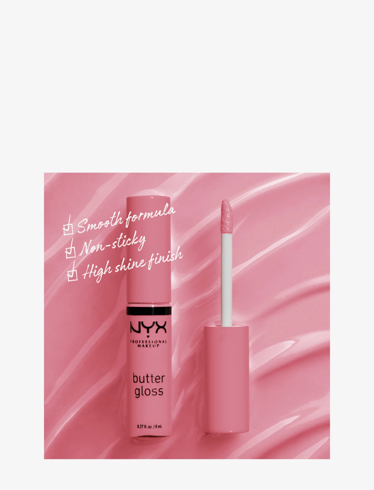 NYX Professional Makeup - BUTTER GLOSS - smink - angel food cake - 2