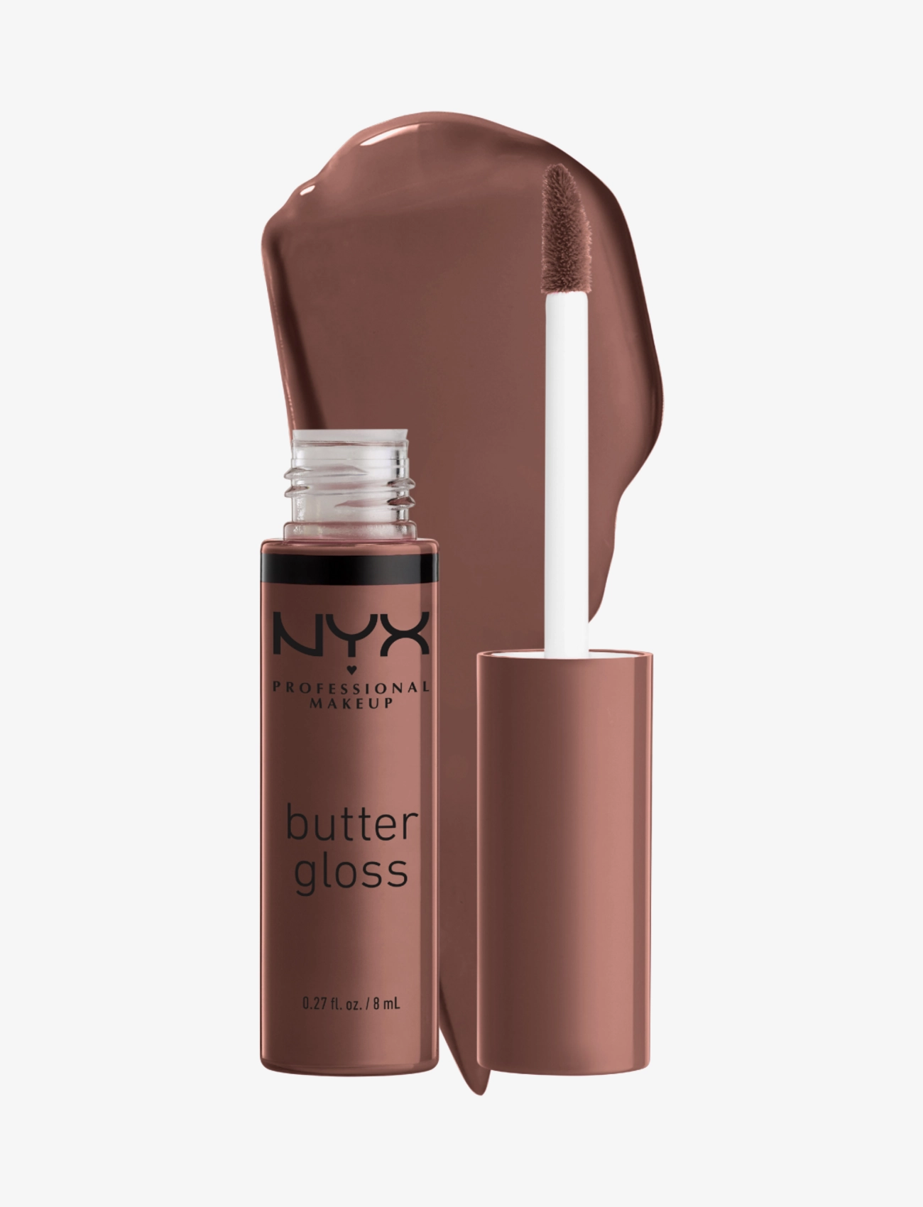 NYX Professional Makeup Butter Gloss, Lipgloss, Brun, Str: 14.59G