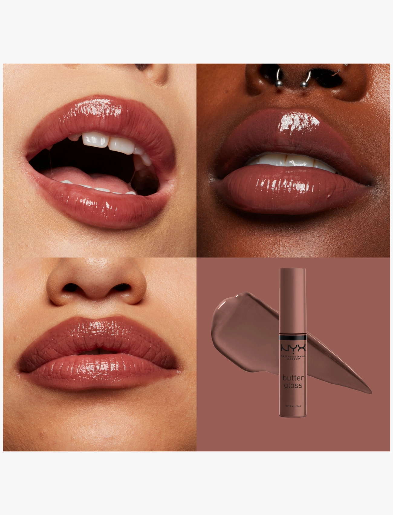 NYX Professional Makeup - BUTTER GLOSS - smink - ginger snap - 1
