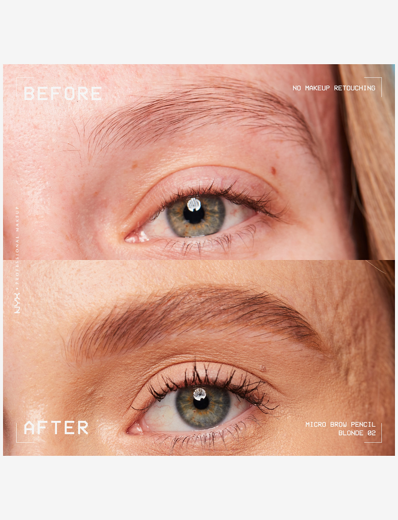 NYX Professional Makeup - NYX Professional Makeup Micro Brow 02 Blonde brow pen 0,1g - smink - blonde - 2