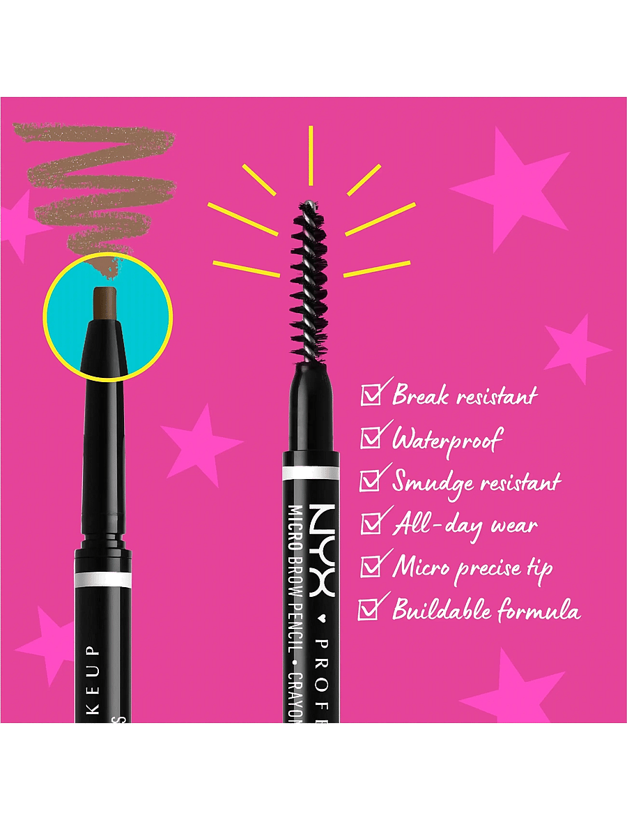 NYX Professional Makeup - NYX Professional Makeup Micro Brow 05 Ash Brown brow pen 0,1g - Øjne & bryn - ash brown - 3