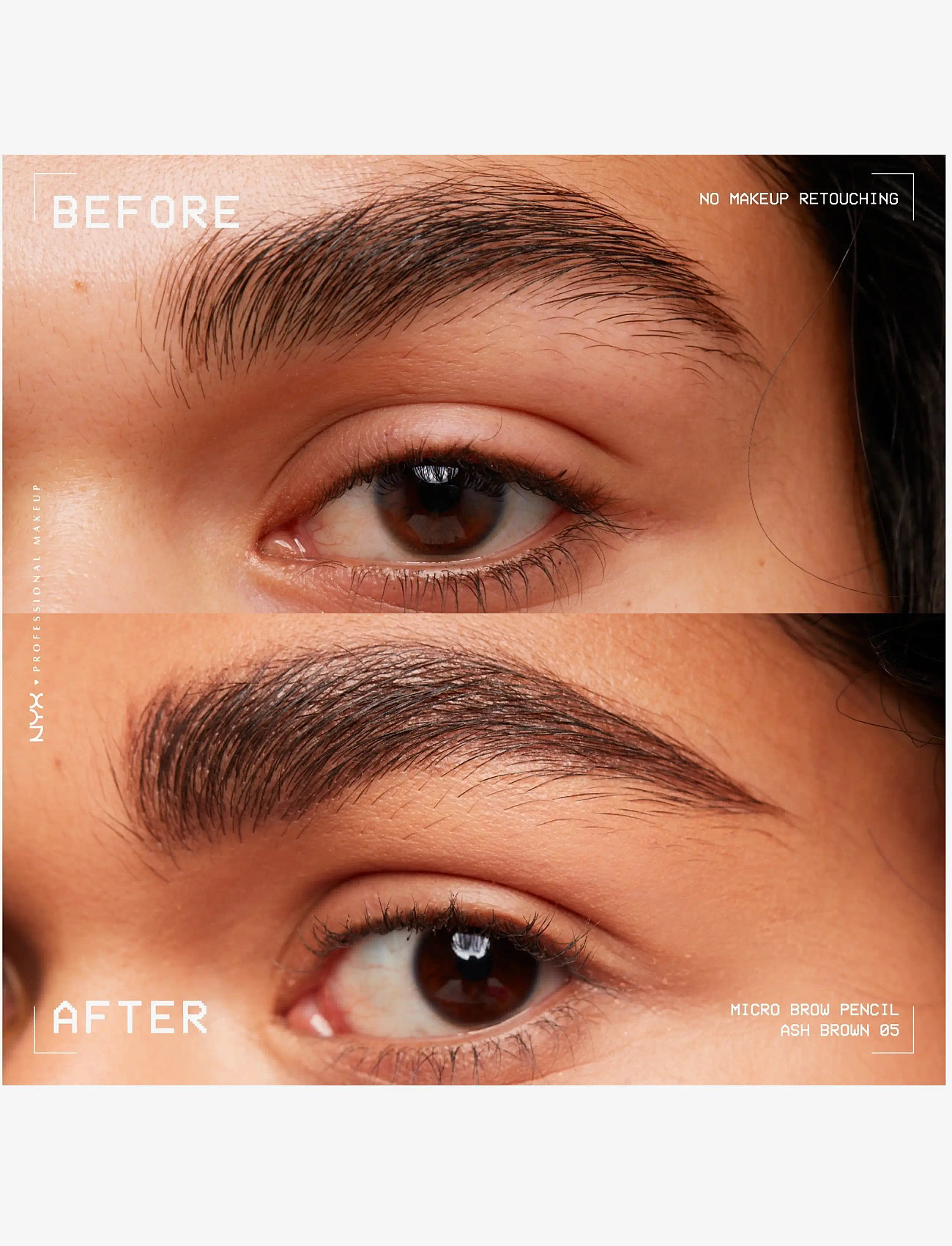 NYX Professional Makeup - NYX Professional Makeup Micro Brow 05 Ash Brown brow pen 0,1g - juhlamuotia outlet-hintaan - ash brown - 4